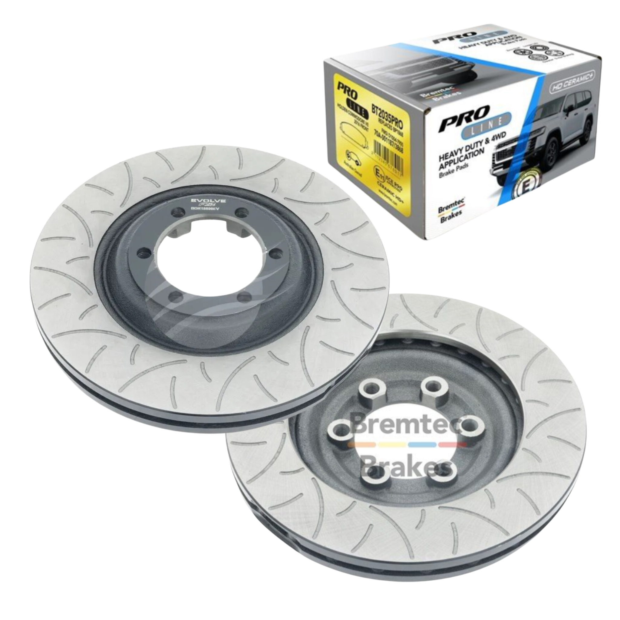 Early RG Colorado Front Brake Upgrade Package Slotted Rotors