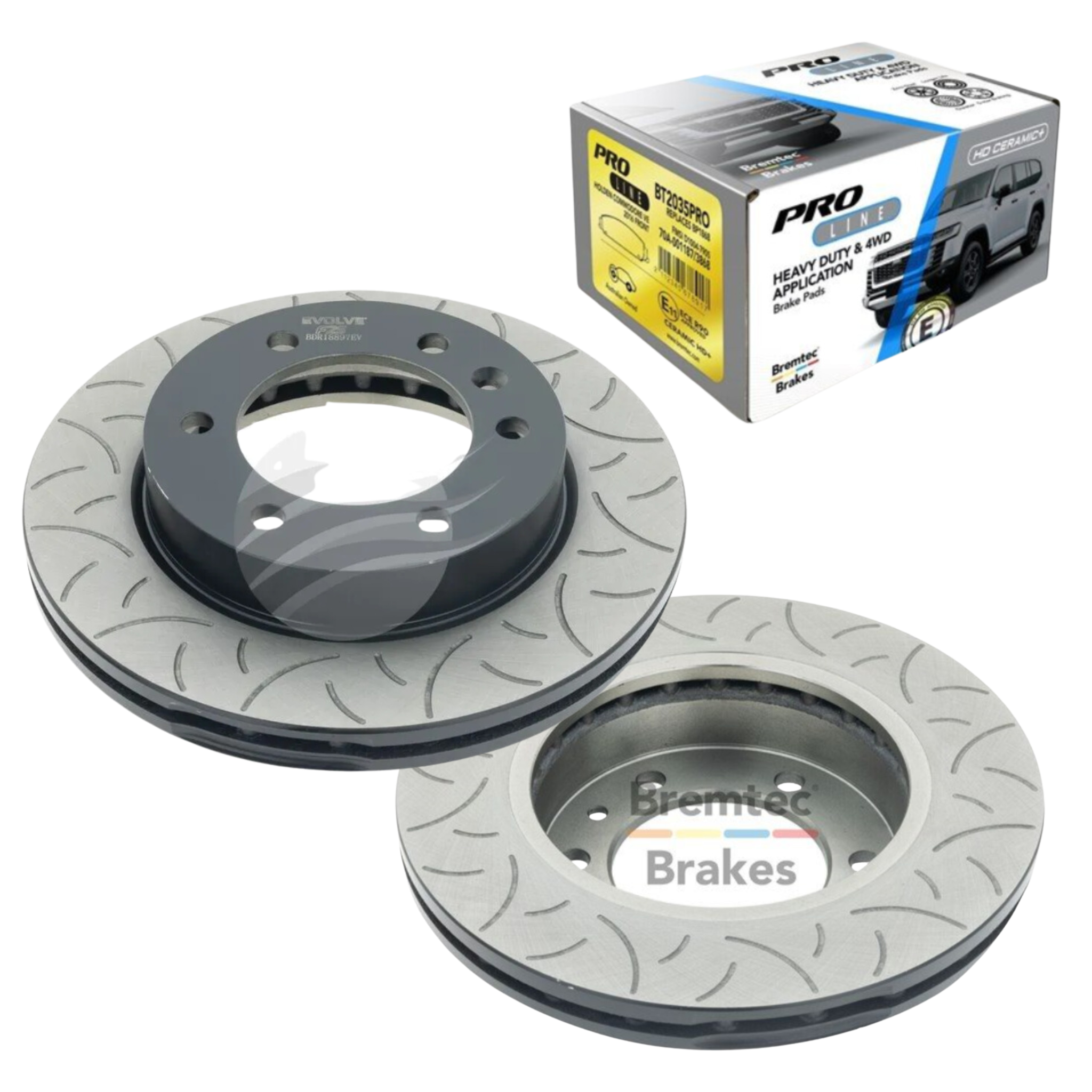 Late RG Colorado Front Brake Upgrade Package Slotted Rotors