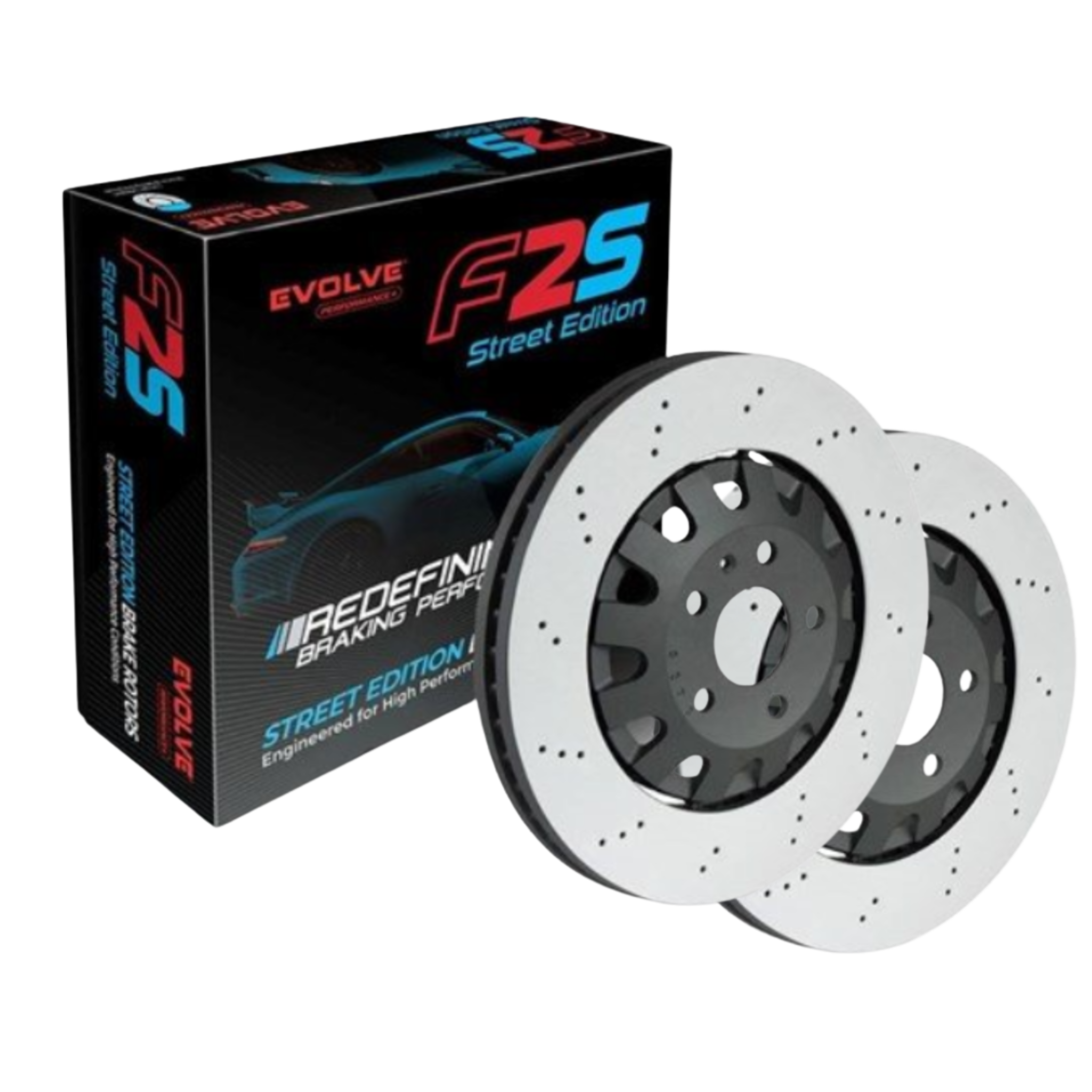 Audi RS5 2017+ Rear Brake Rotors Pair Drilled Bremtec
