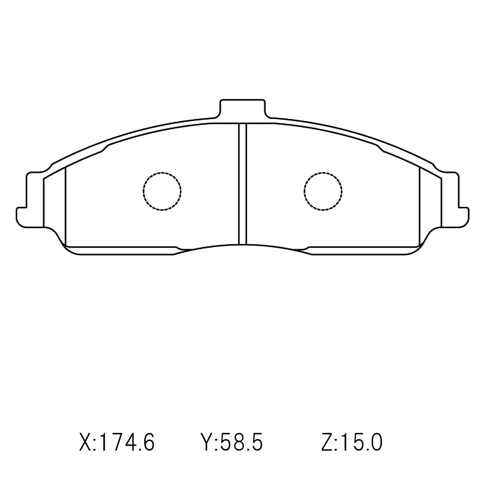 WinmaX W6.5 Race Brake Pads Holden Commodore / Corvette C6