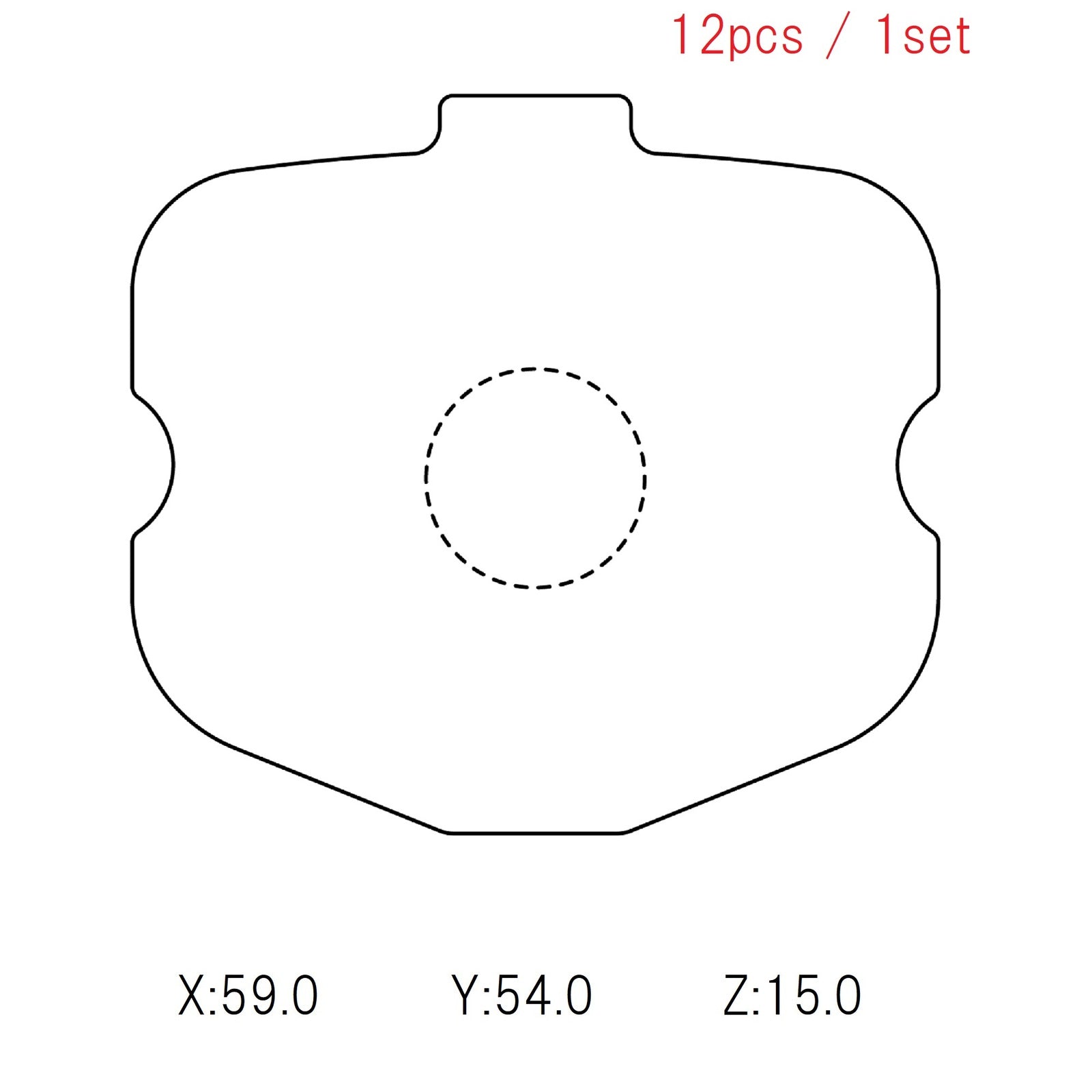 WinmaX W6.5 Race Brake Pads PBR 6 pot / 4 pot