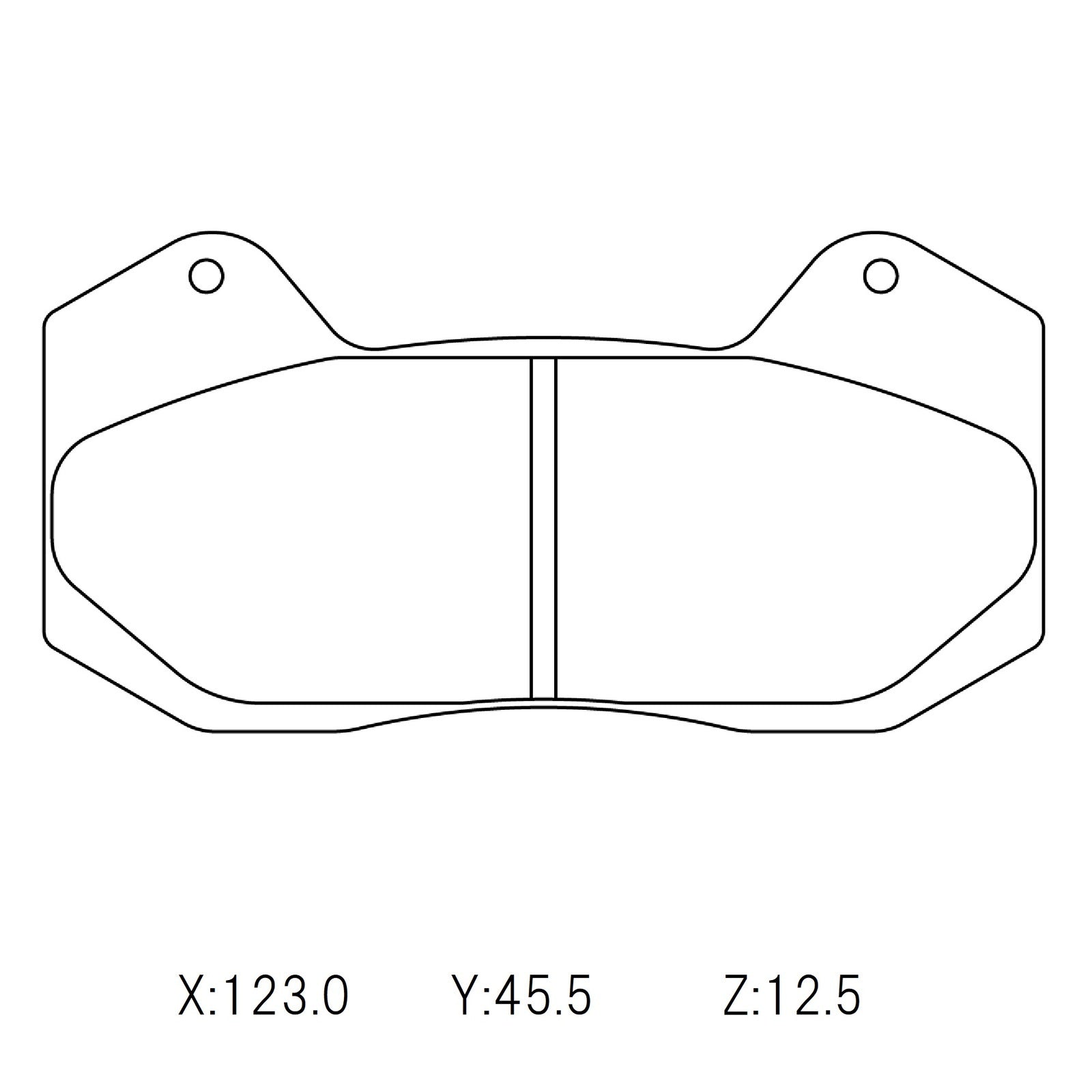 WinmaX W6.5 Race Brake Pads Wilwood Dynapro Six Lug 6712