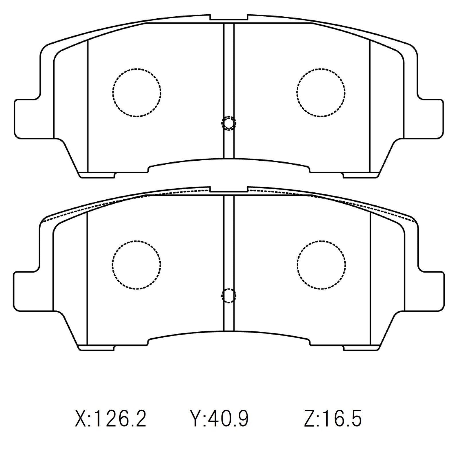 WinmaX W5 Performance Trackday Brake Pads Ford Mustang 2016