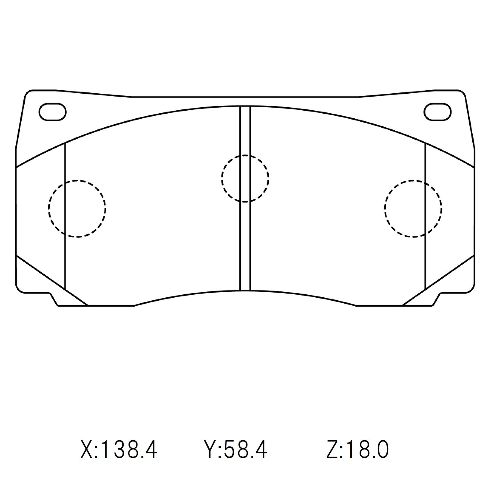 WinmaX W3 Performance Trackday Brake Pads Endless Caliper