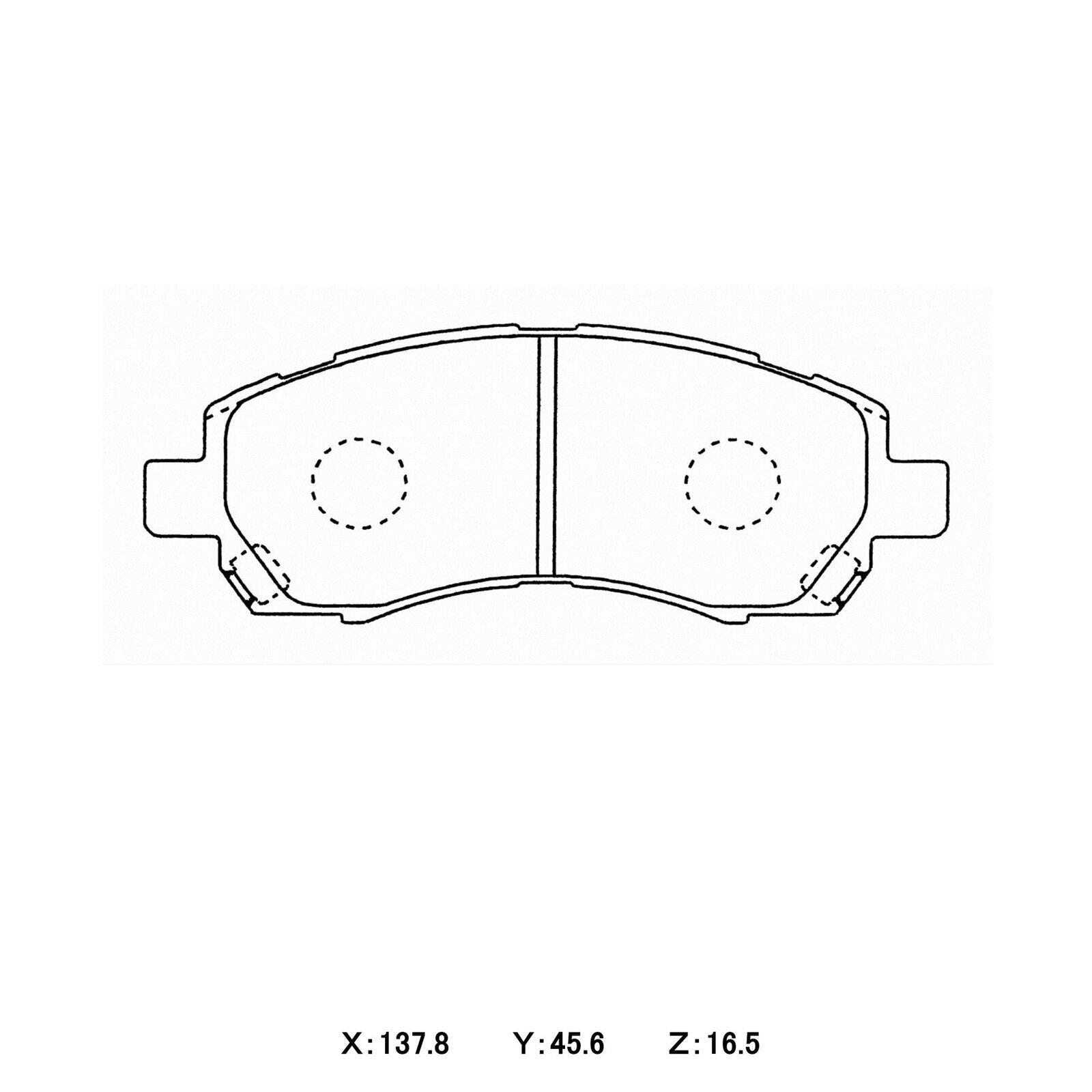 WinmaX W5 Performance Trackday Brake Pads Subaru Impreza / Forester / Liberty / Outback