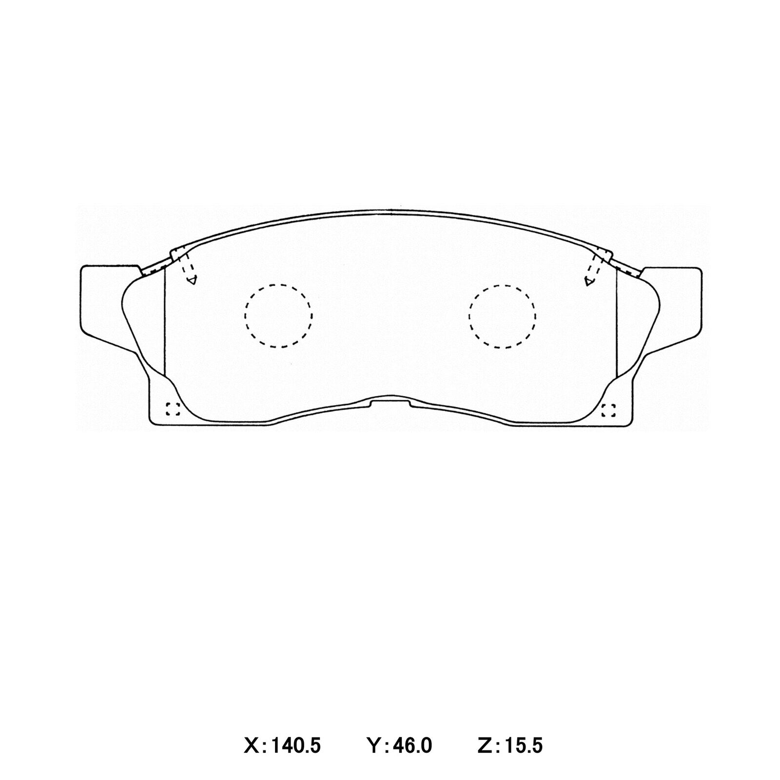 WinmaX W3 Performance Trackday Brake Pads Toyota MR2 Front Pad