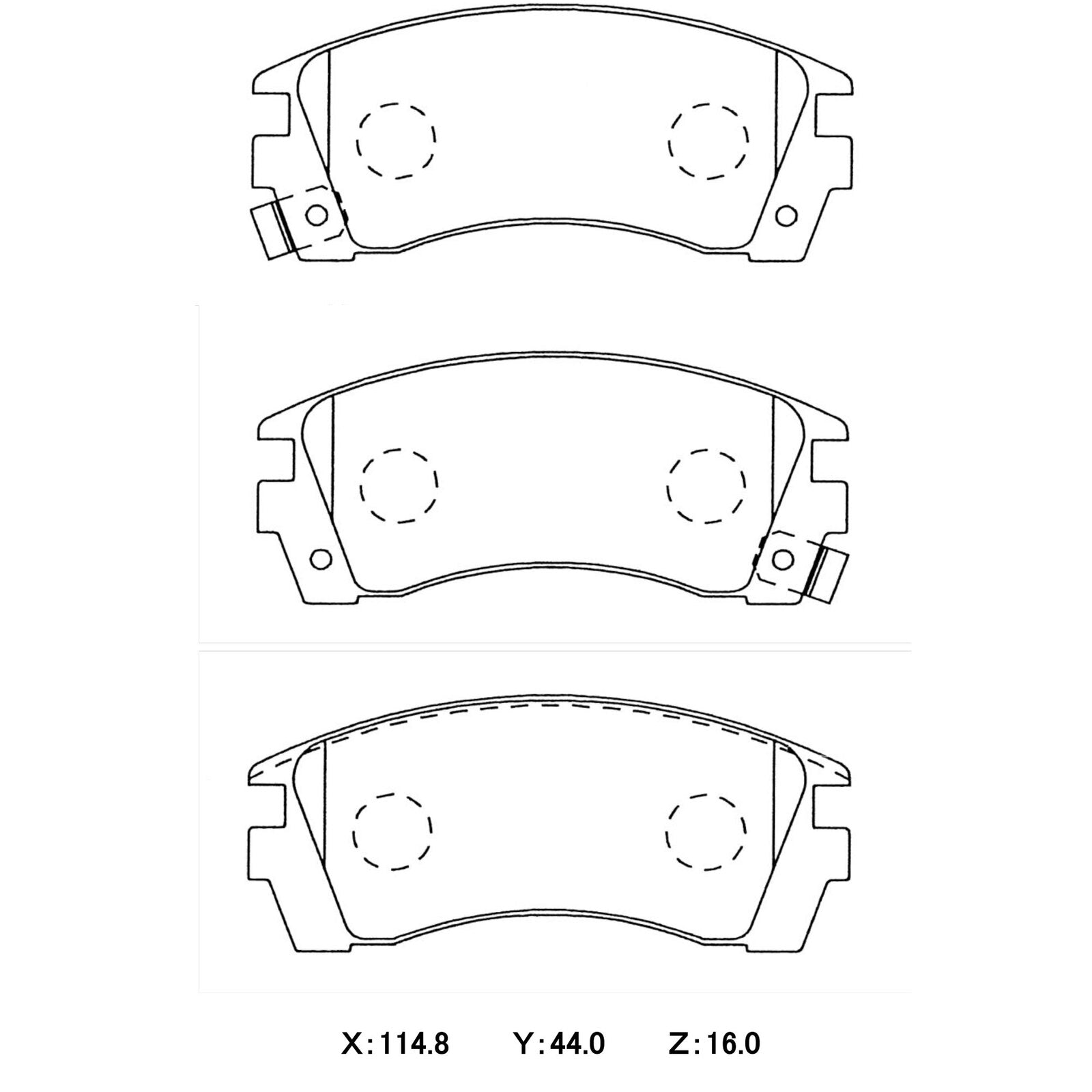 WinmaX W5 Performance Trackday Brake Pads Nissan PULSAR N14 1.6ltr (1990