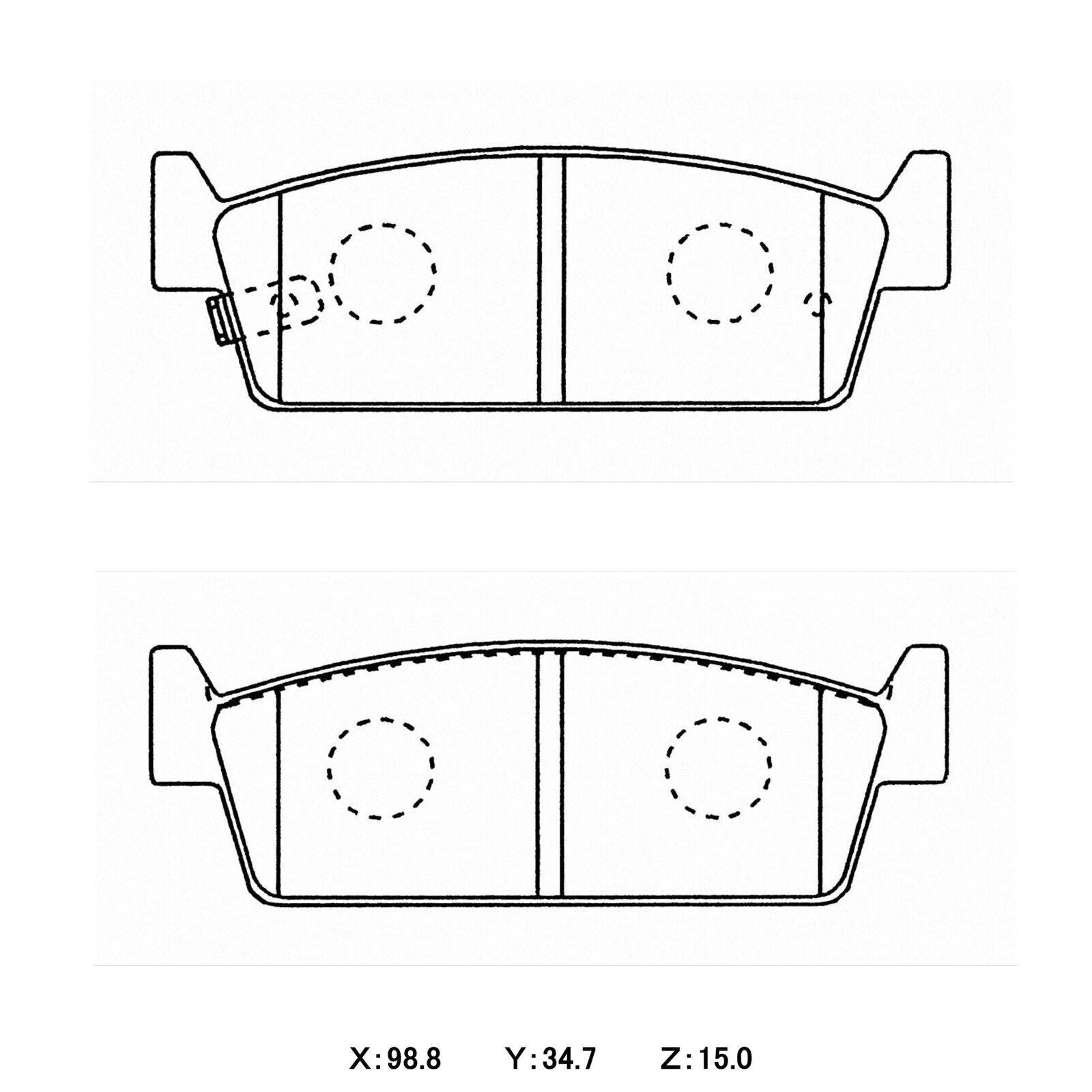 WinmaX W3 Performance Trackday Brake Pads Nissan S13 200SX / Skyline / Stagea