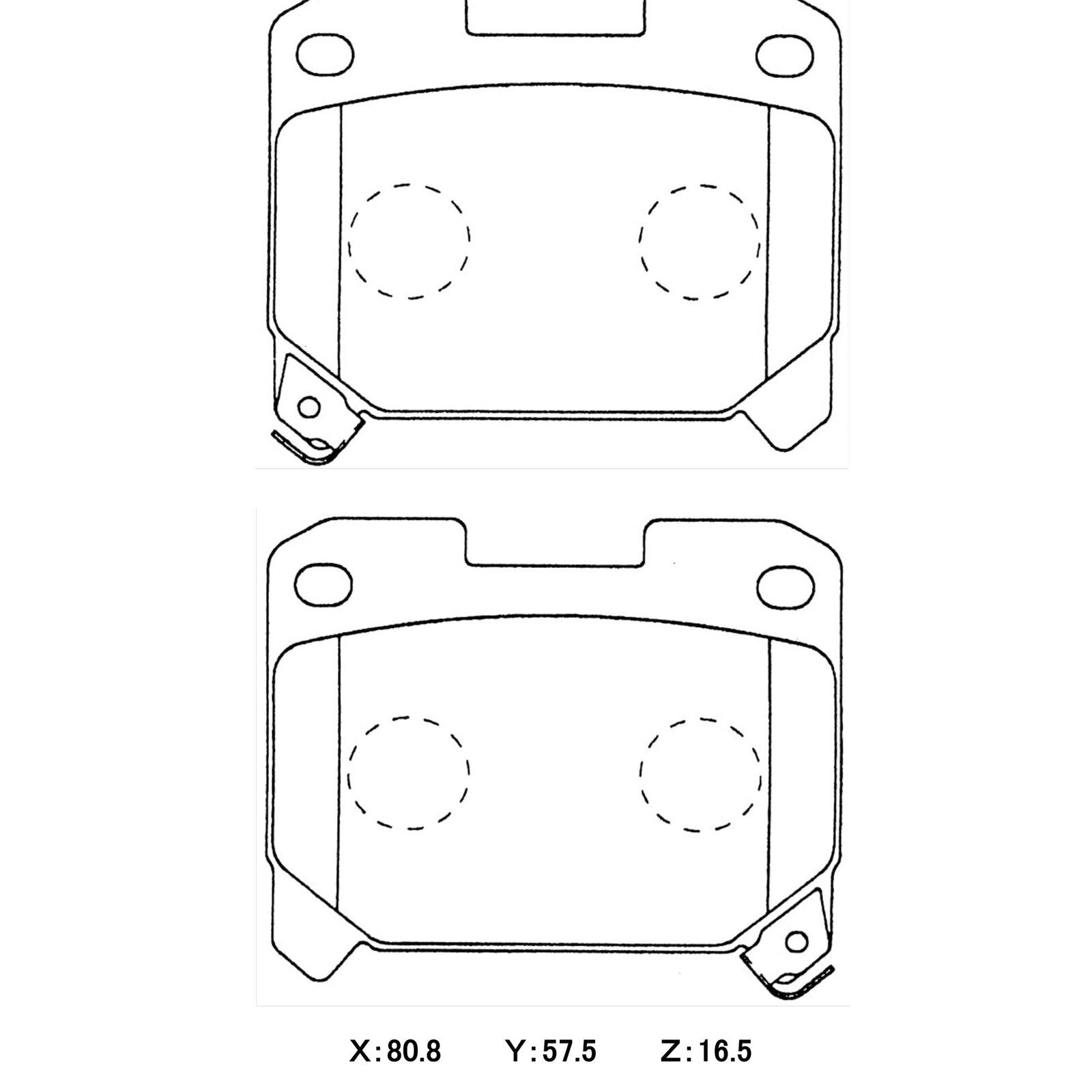 WinmaX W5 Performance Trackday Brake Pads Toyota Supra JZA80 (2 pot)