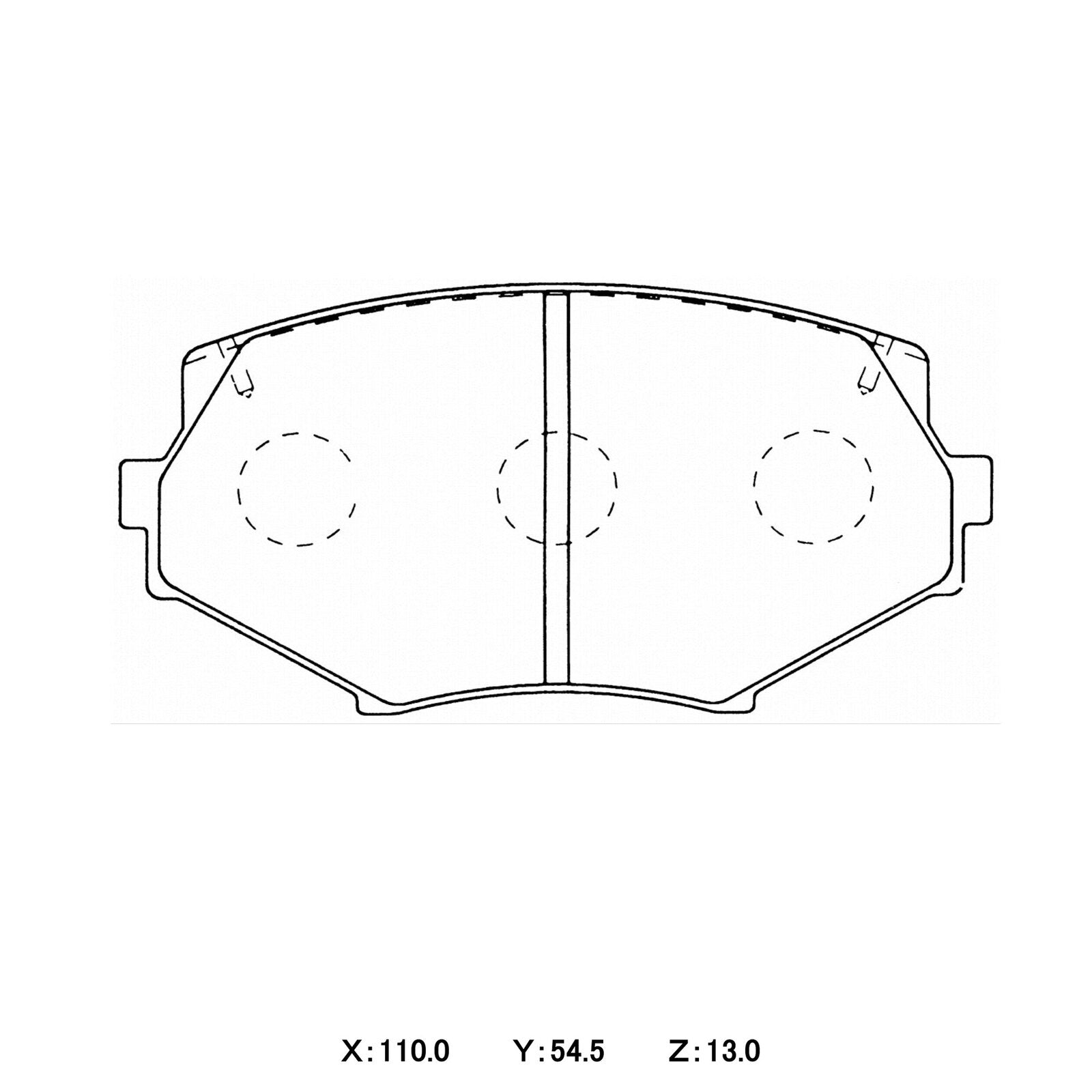 WinmaX W3 Performance Trackday Brake Pads Mazda MX5 (NB & NB8A)