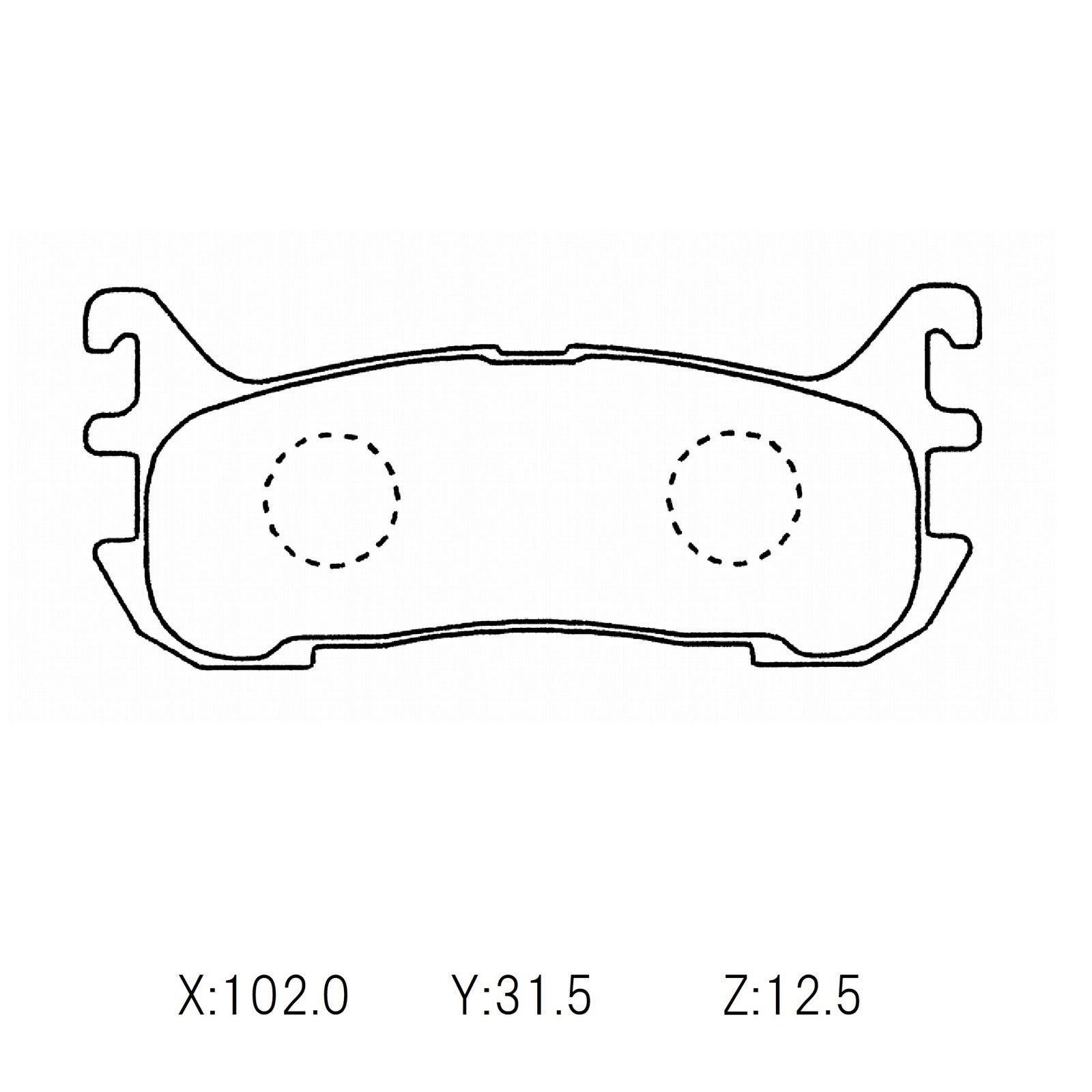 WinmaX W5 Performance Trackday Brake Pads Mazda MX5 (NB & NB8A)