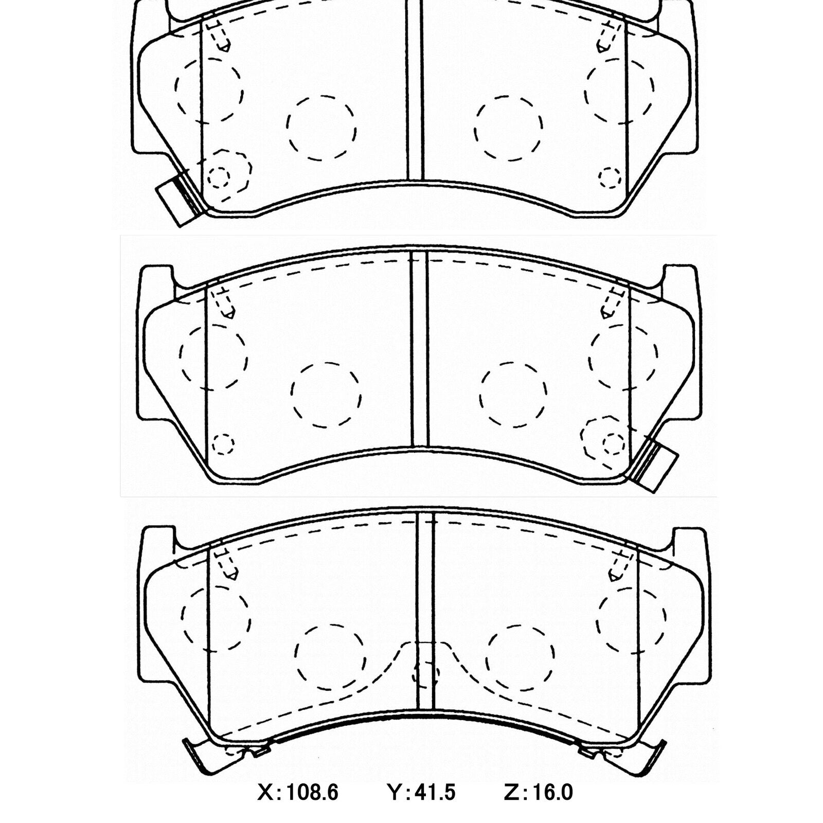 WinmaX W5 Performance Trackday Brake Pads Nissan Pulsar 1.6ltr N15