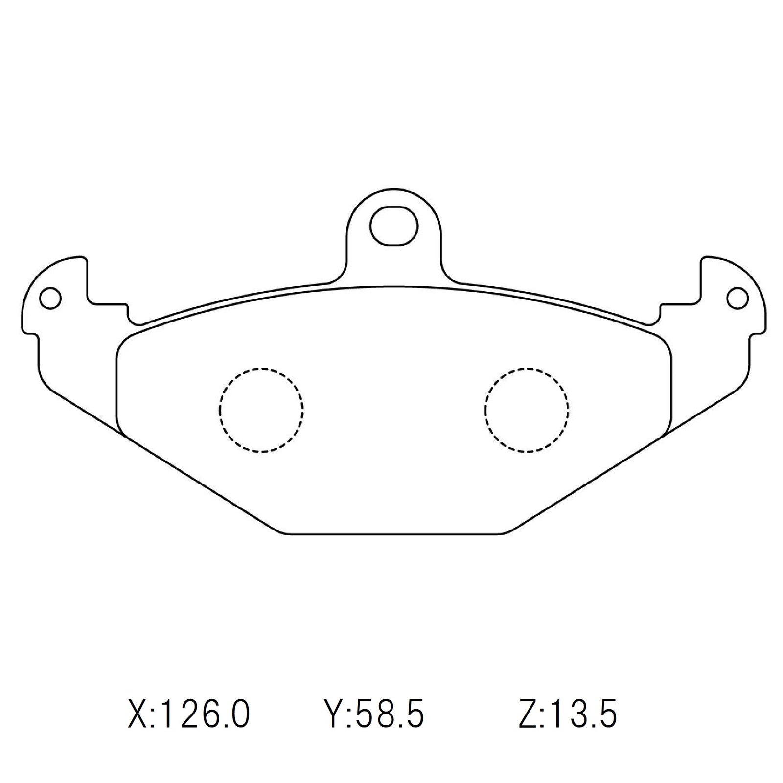 WinmaX W3 Performance Trackday Brake Pads Lotus Rear Pad