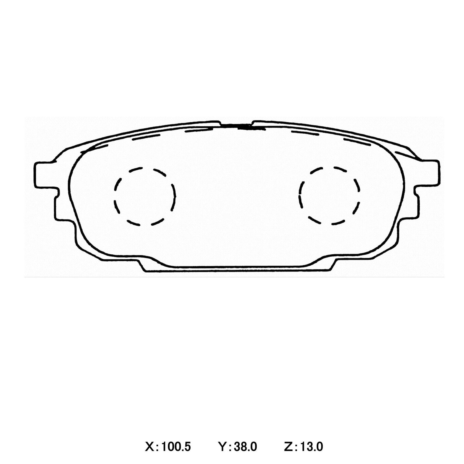 WinmaX W3 Performance Trackday Brake Pads Mazda 323 Familiar BJ