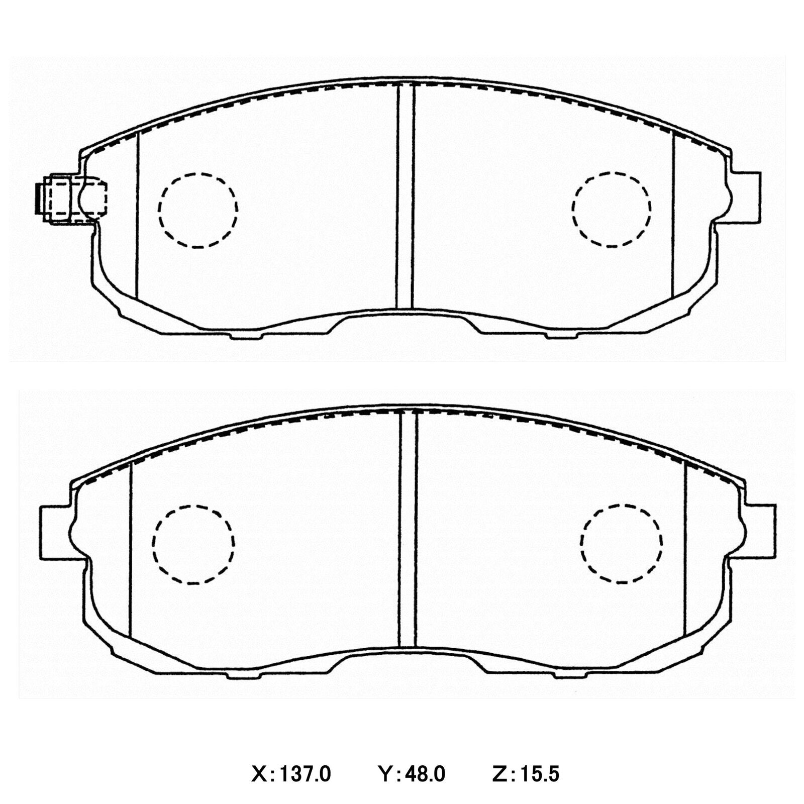 WinmaX W3 Performance Trackday Brake Pads Nissan Stagea M35 / 350Z Touring / V35