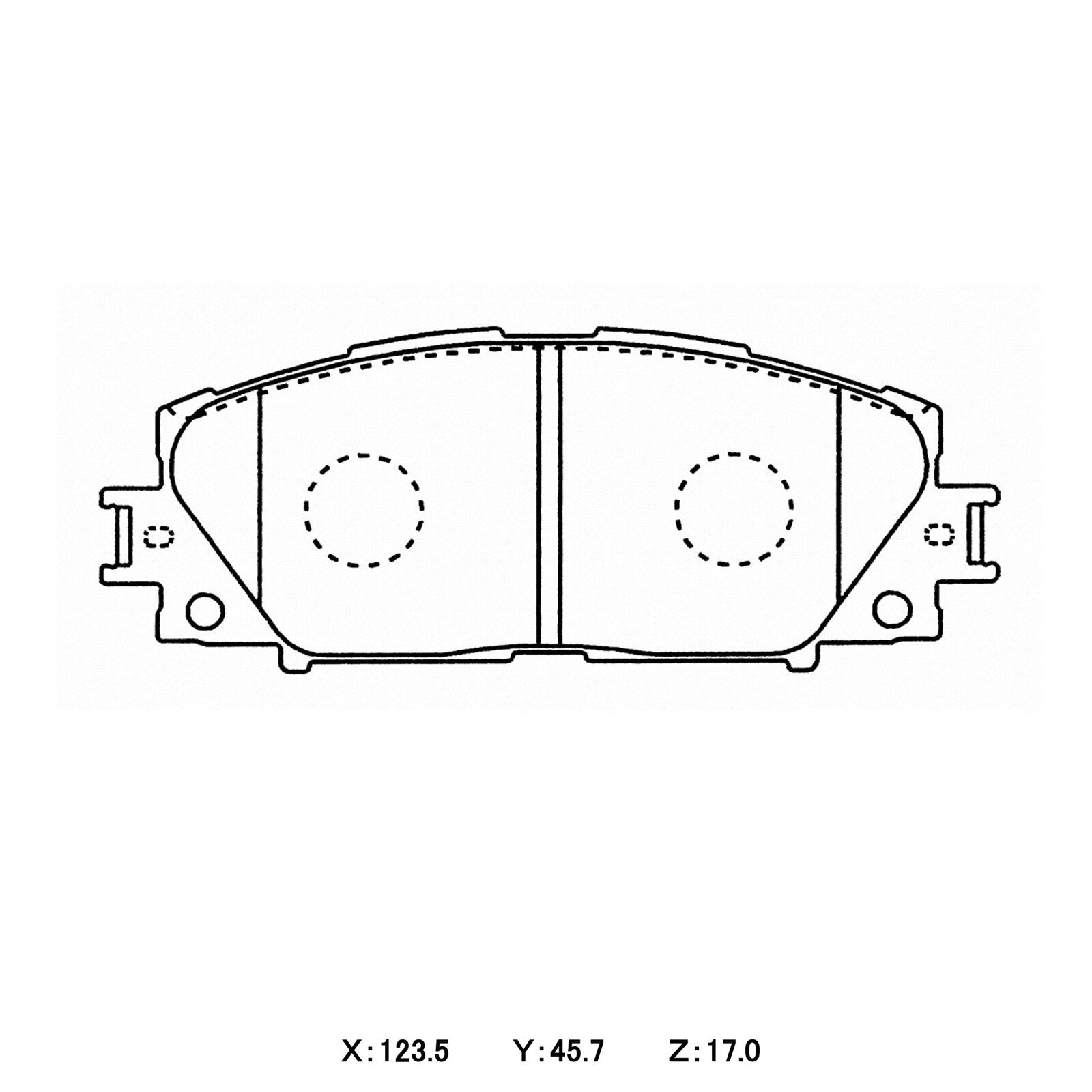 WinmaX W3 Performance Trackday Brake Pads Toyota Yaris NCP90/91/93/130/131