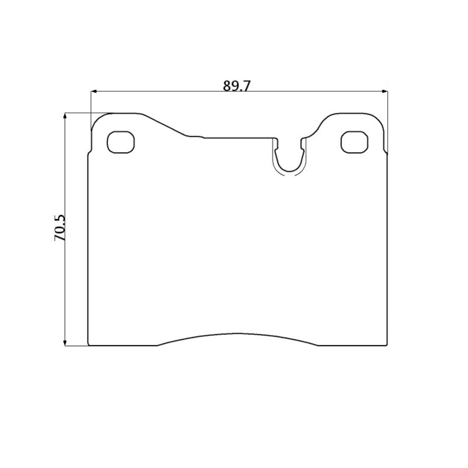 WinmaX W6.5 Race Brake Pads BMW M635CSI Front