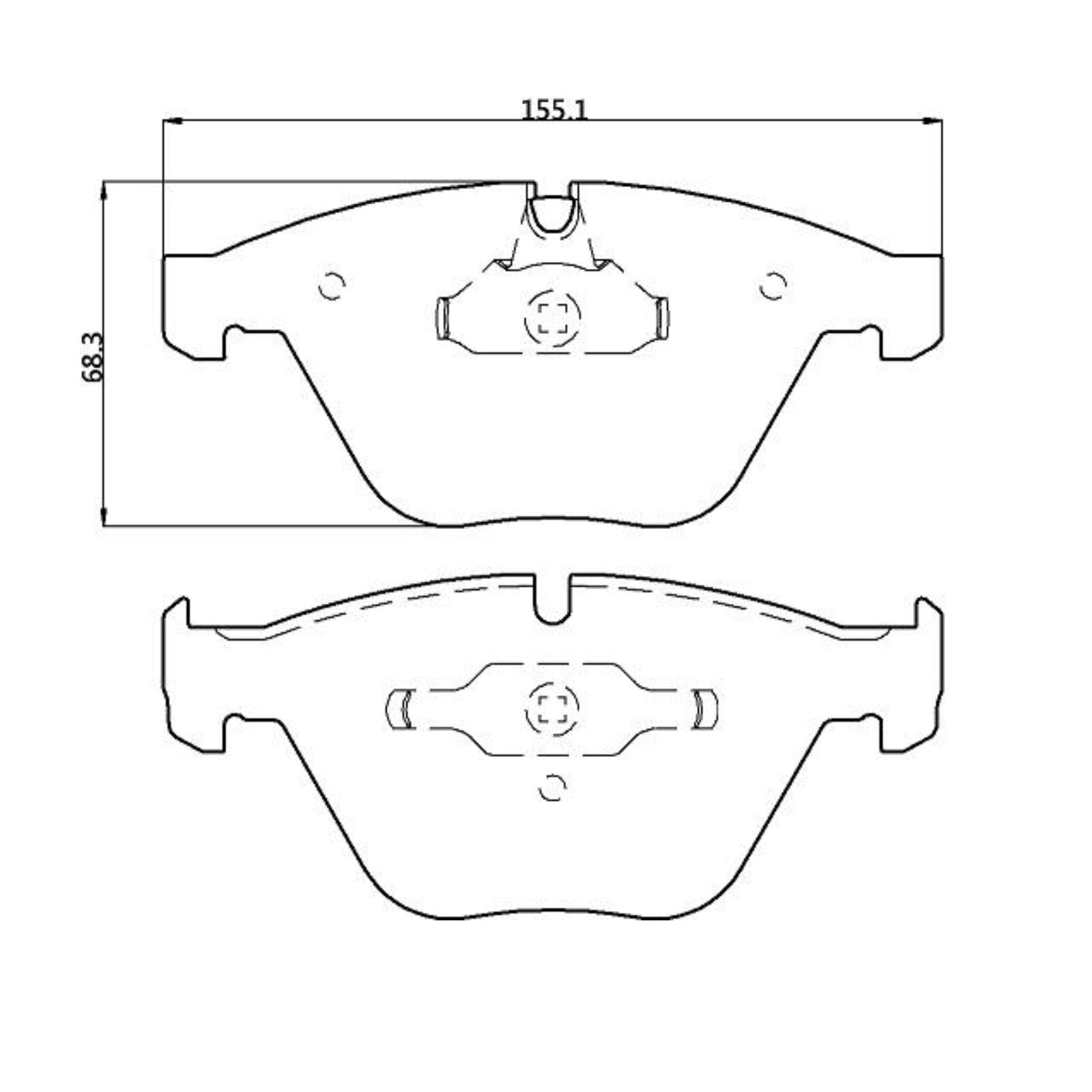 WinmaX W5 Performance Trackday Brake Pads BMW 335i E92