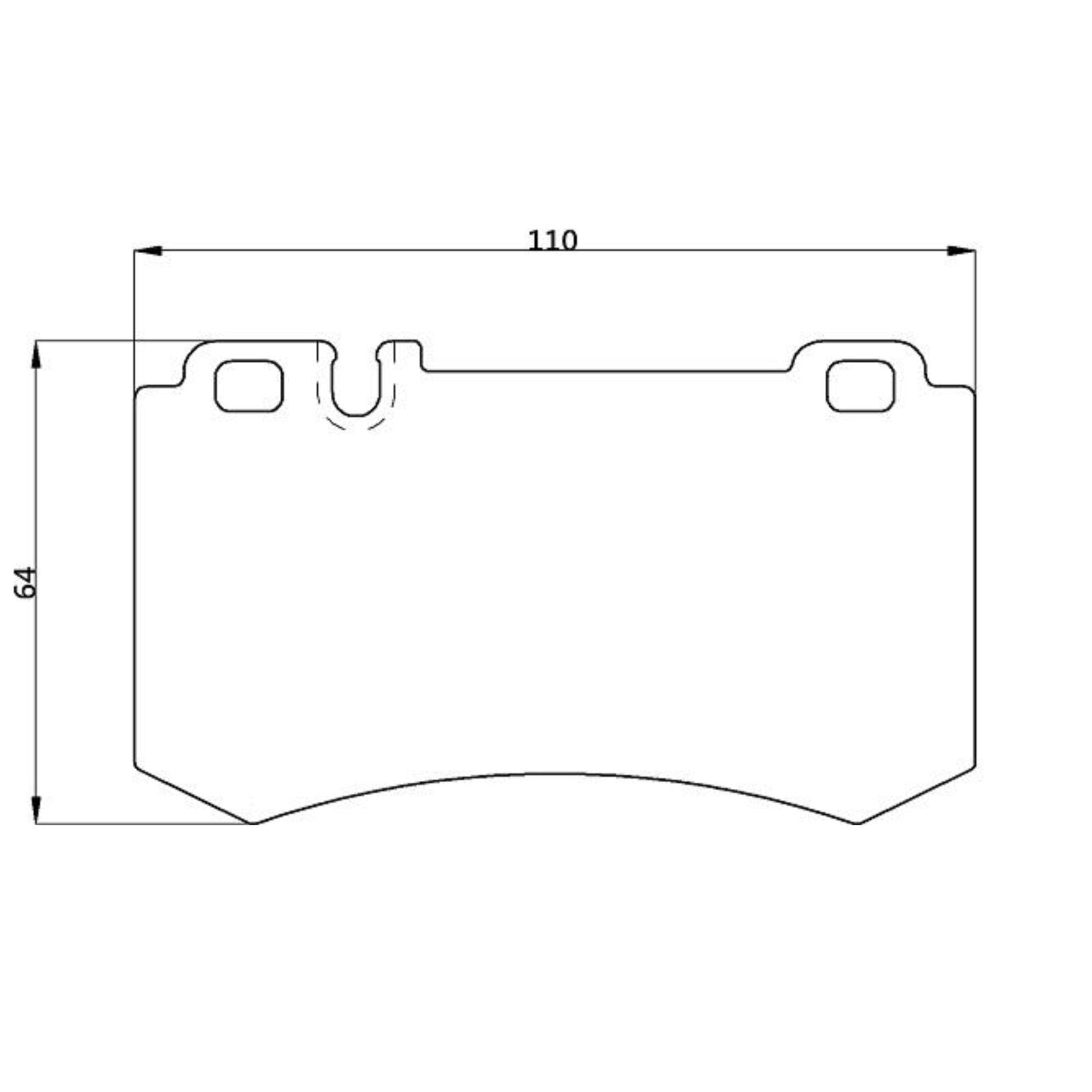 WinmaX W5 Performance Trackday Brake Pads Mercedes AMG C63 (W204)