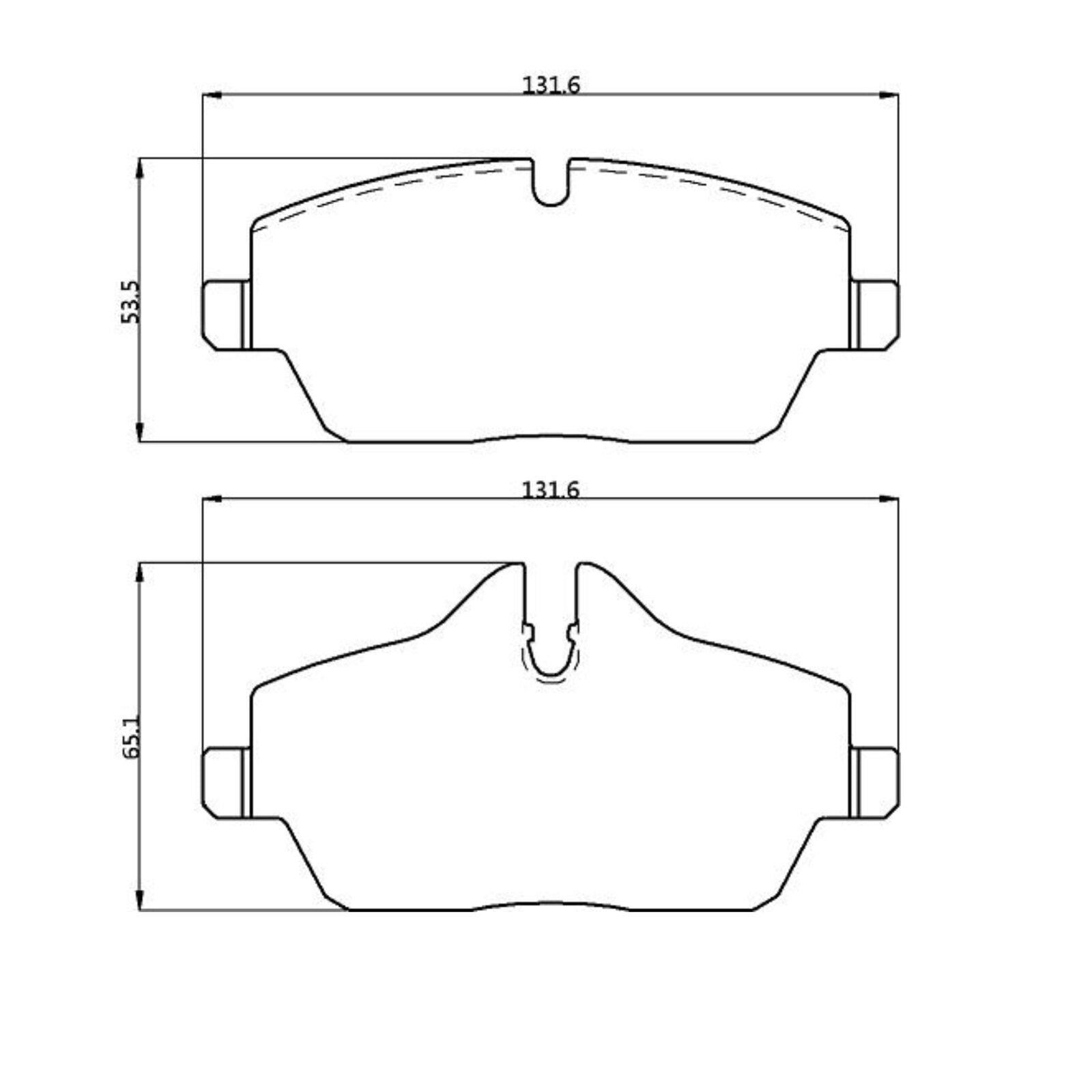 WinmaX W3 Performance Trackday Brake Pads BMW 1 series / MINI Cooper