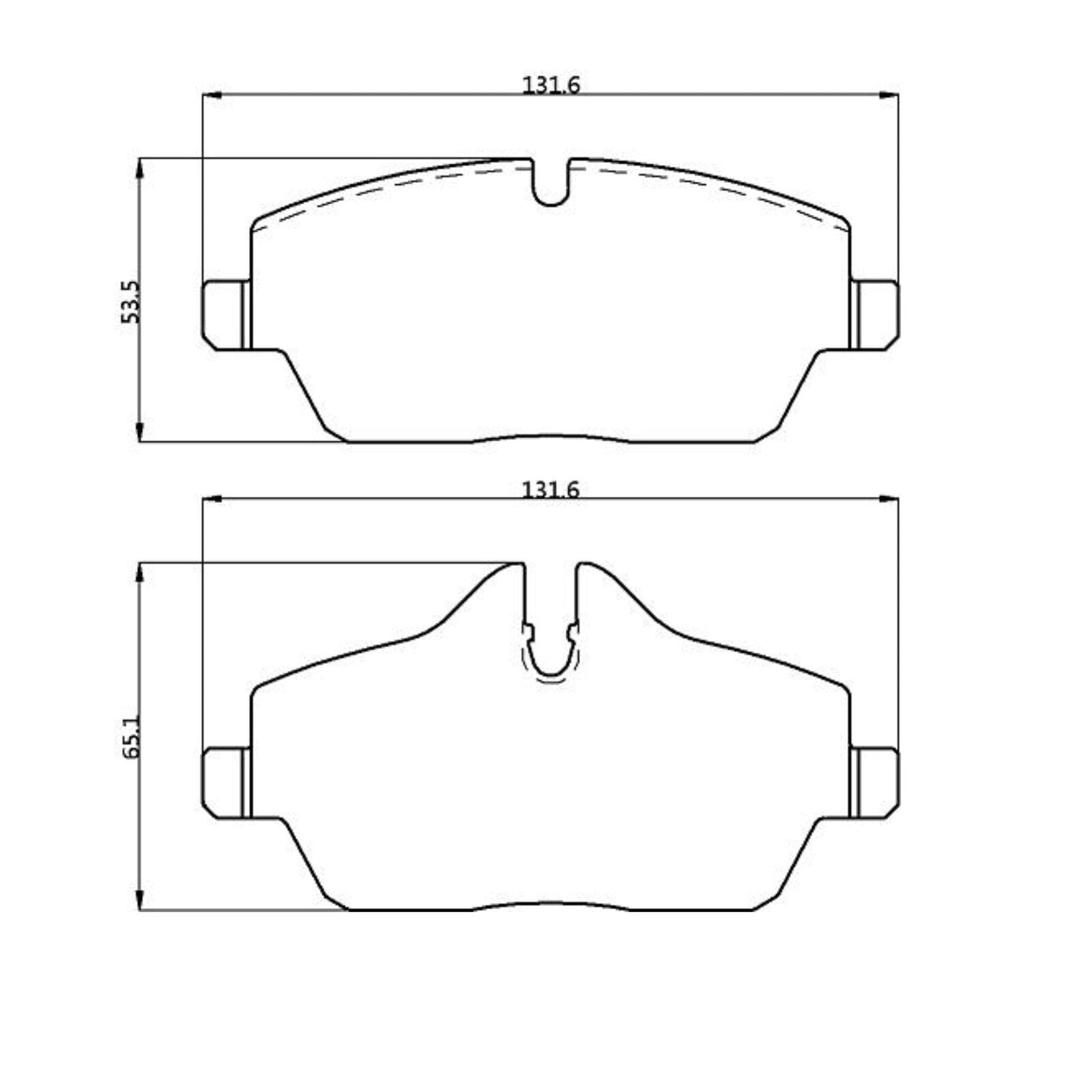 WinmaX W5 Performance Trackday Brake Pads BMW 1 series / MINI Cooper