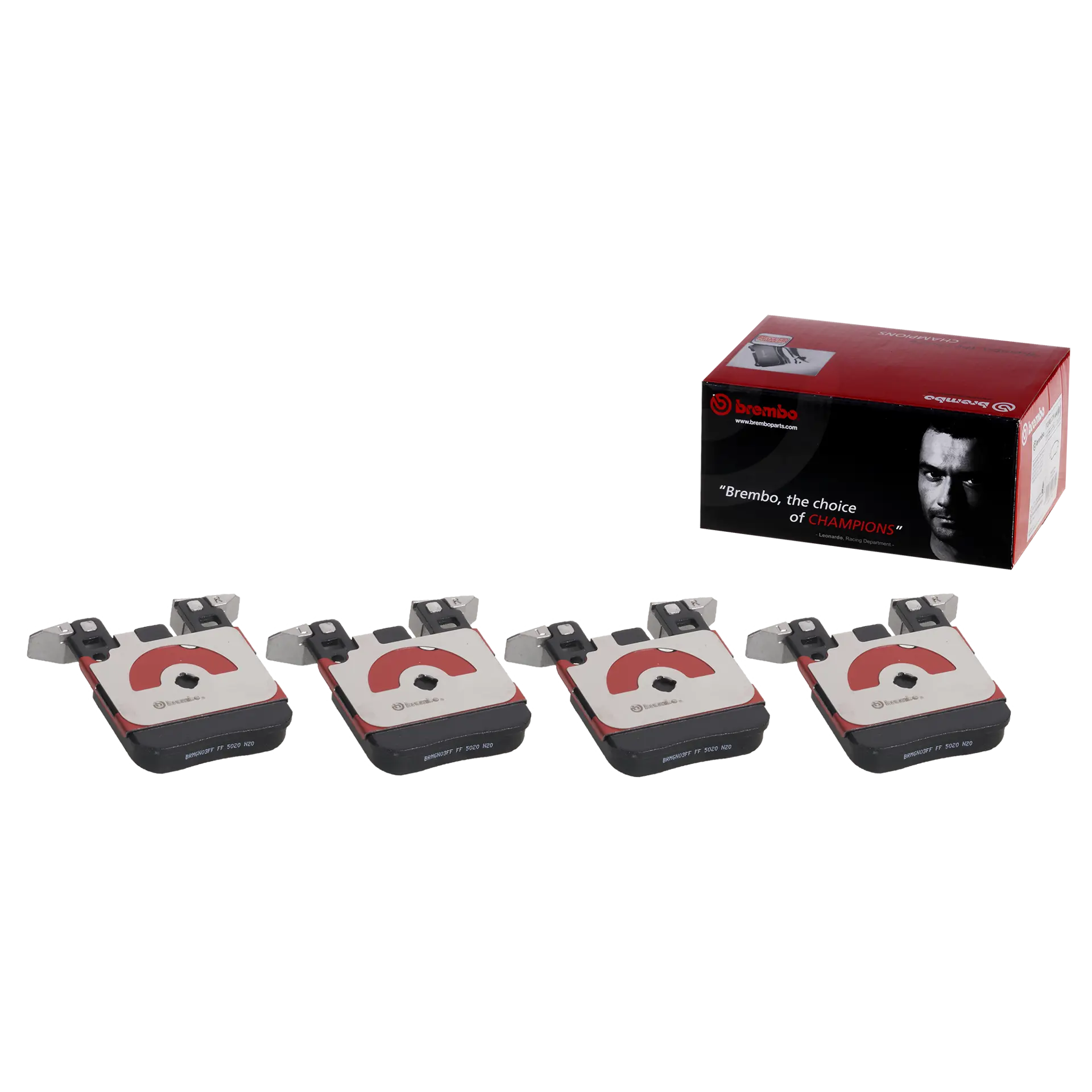 Brembo P06087N ceramic rear pads included in BMW M3 F80 rear brake kit