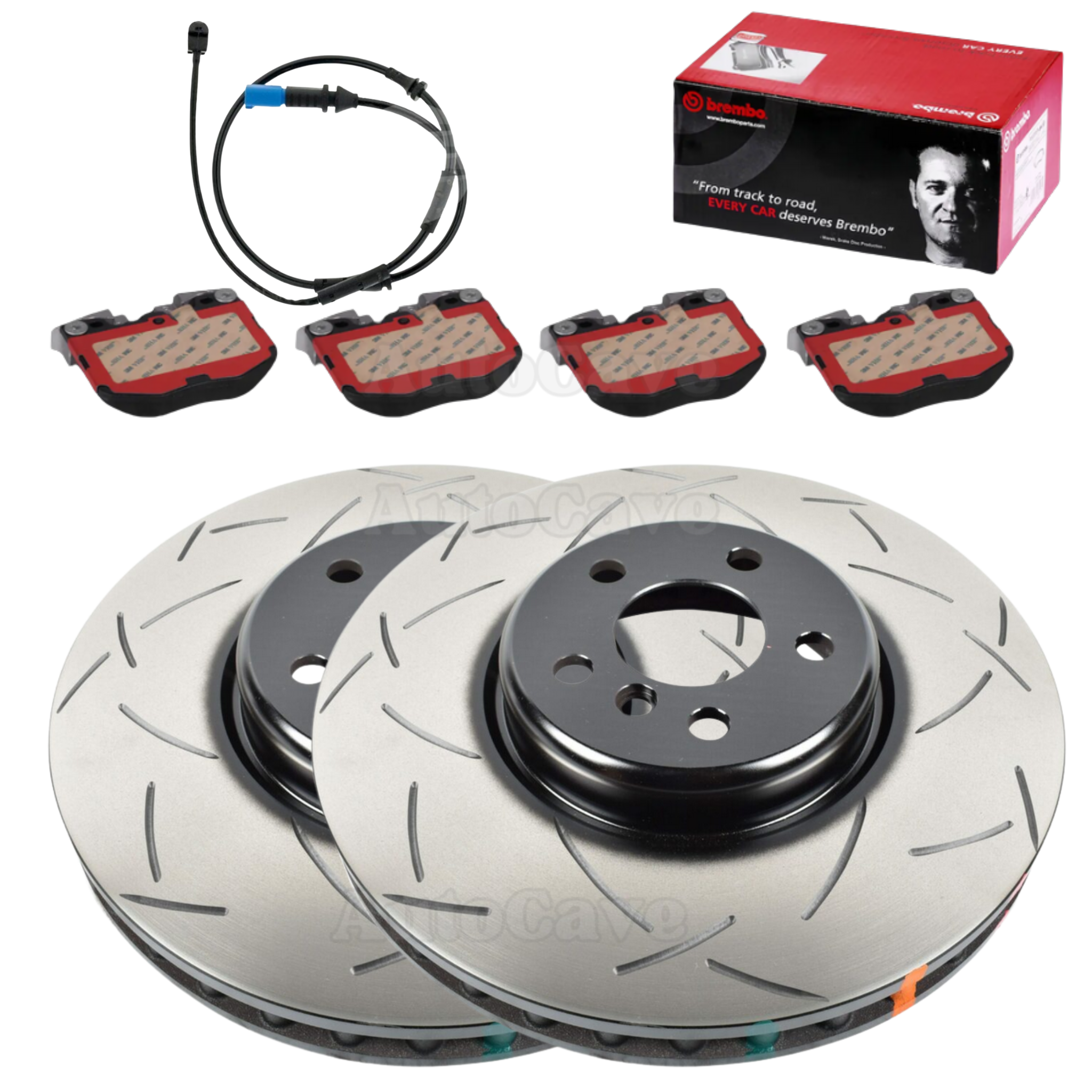 Toyota Supra A90 (19+) Front Slotted Brake Package DBA T3 4000 Brembo