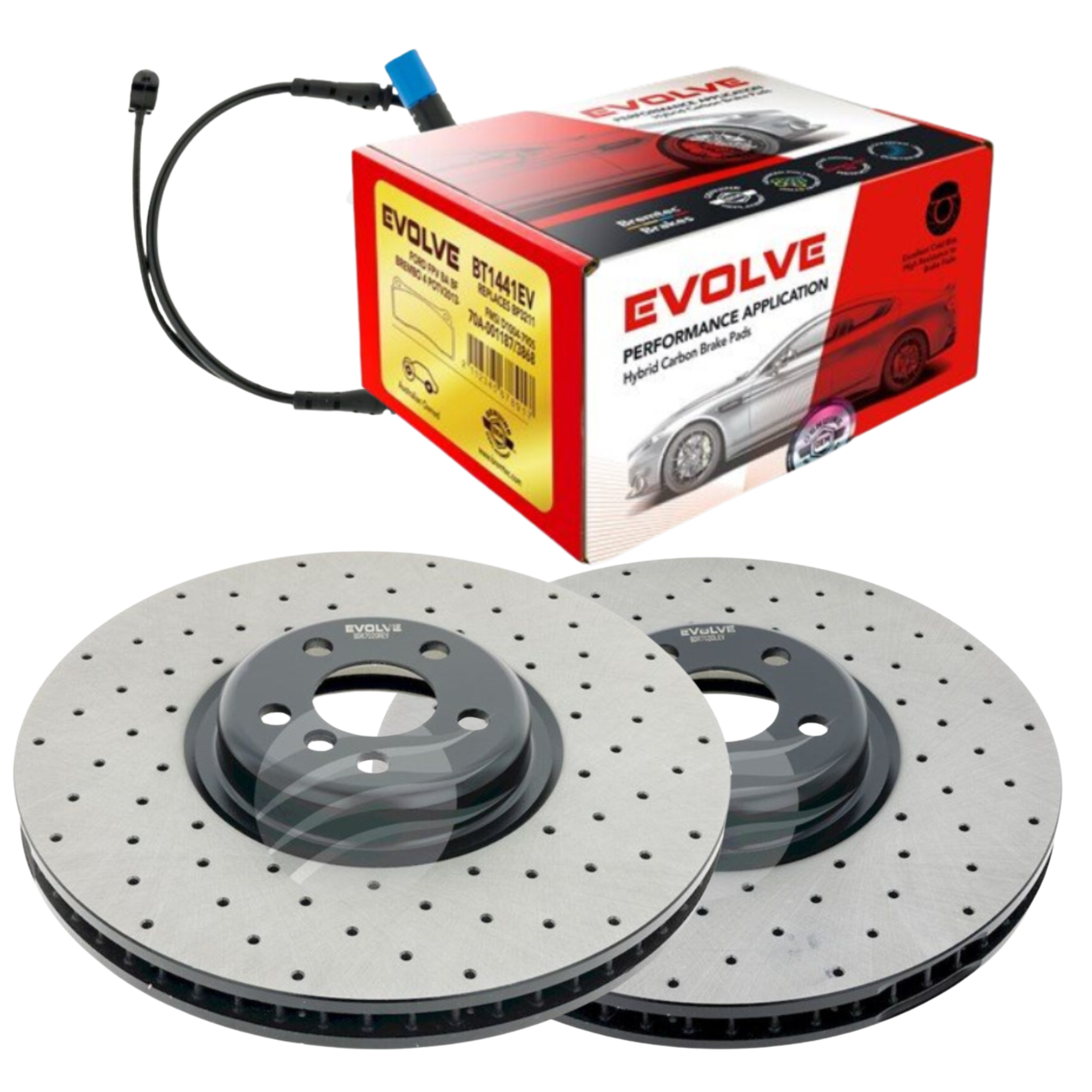 BMW 840i Front Euro Brake Package 395mm Drilled High Performance M-Performance G14 G15 G16