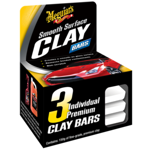 Meguiar's Smooth Surface Clay Bars 3 Pack X 50g - G1117