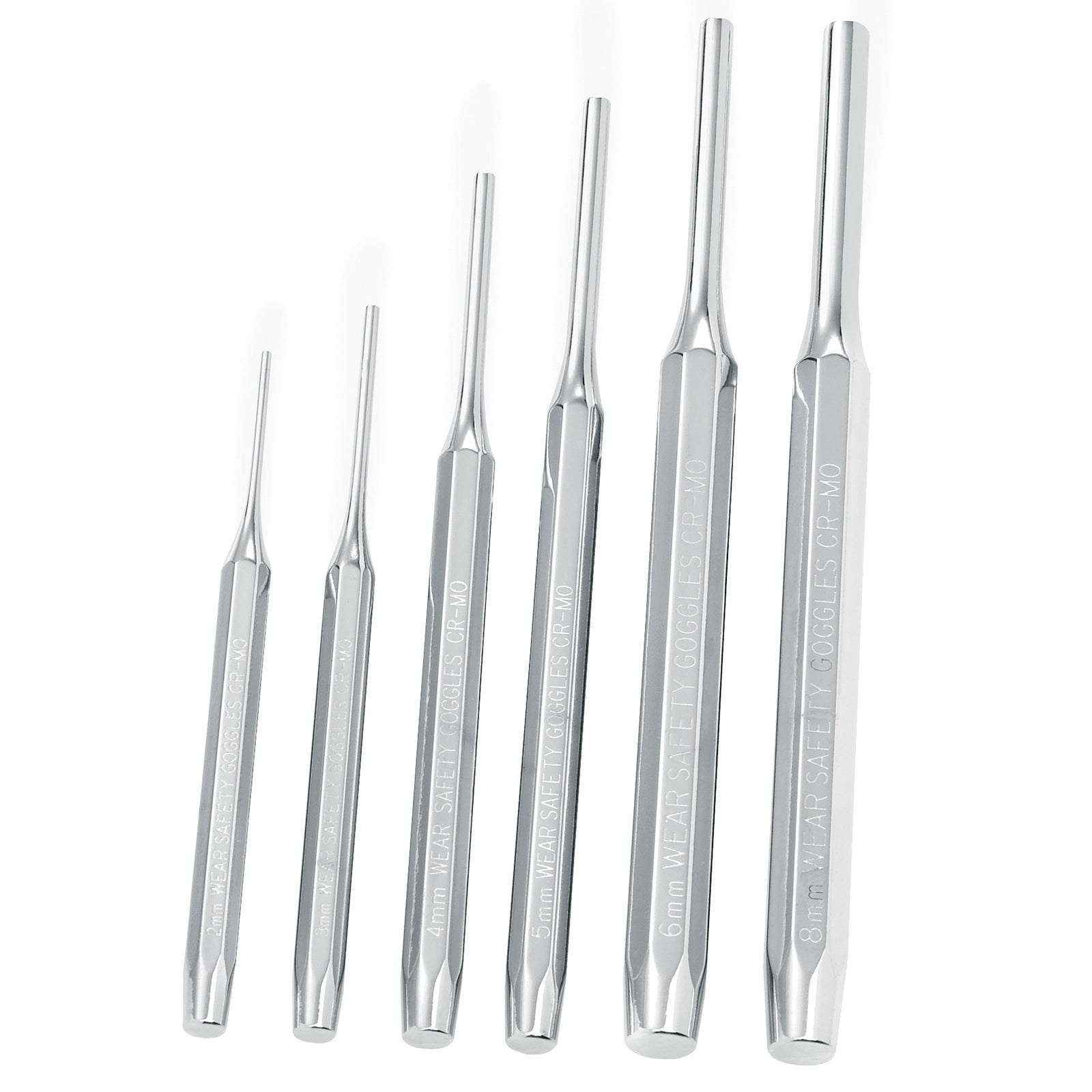 Toledo Pin Punch Set 6 Piece