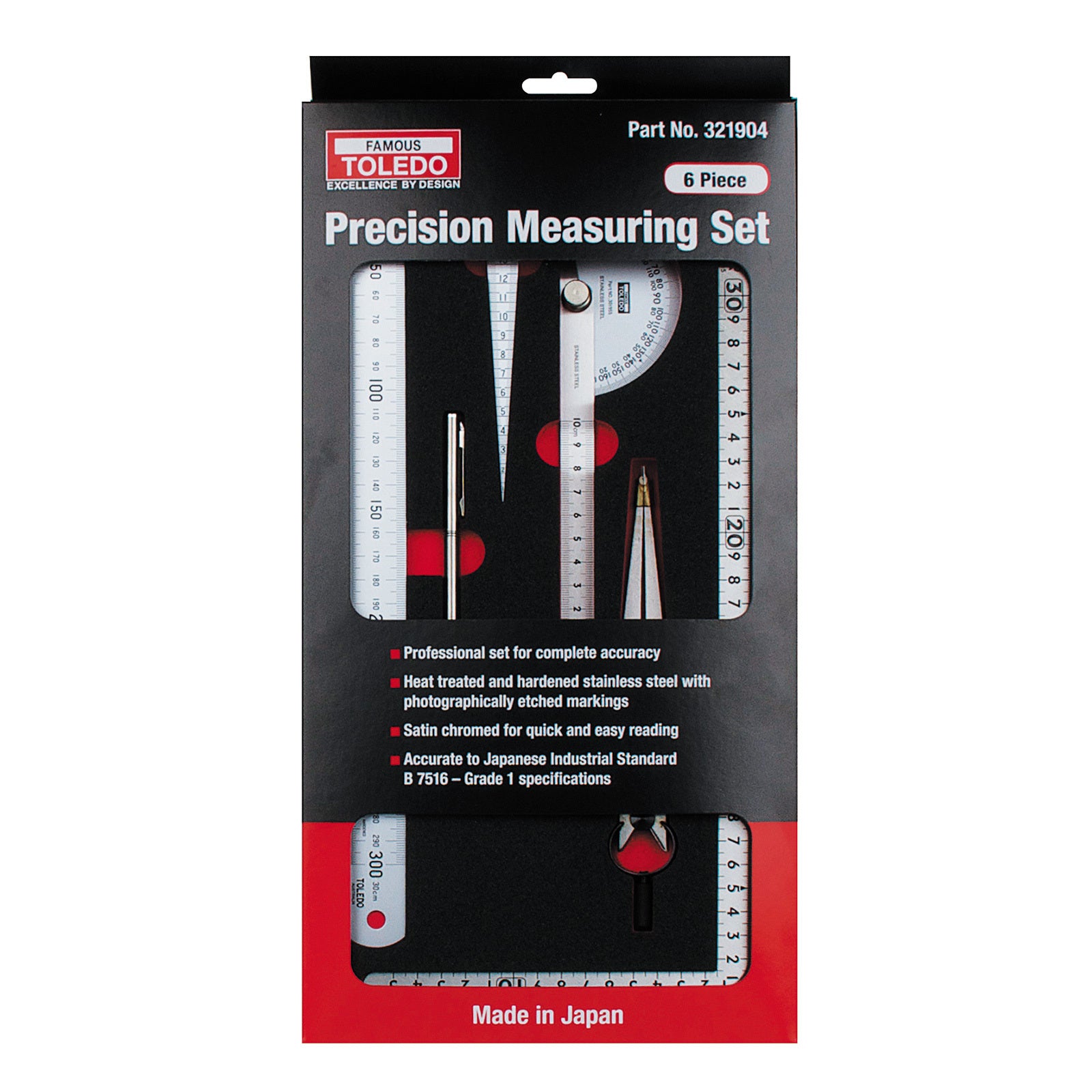 Toledo Measuring Set 6 Piece