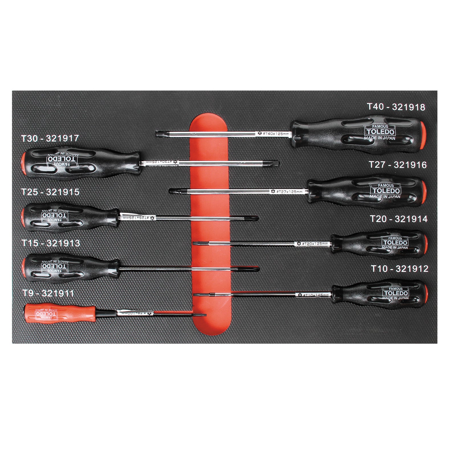 Toledo Screwdriver Set T-Proof Torx 9 Piece