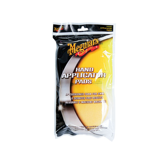 Meguiar's Hand Polishing Pad 4.1/2in Foam 2 Pack - APPAD