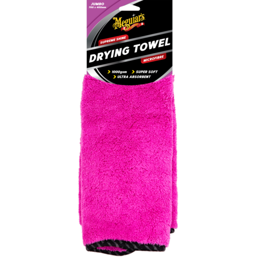Meguiar's Supreme Shine Drying Towel 70cm X 40cm - AX1000