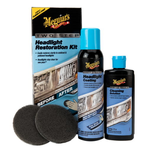 Meguiar's Two Step Headlight Lens Restoration Kit G2000 - G2970