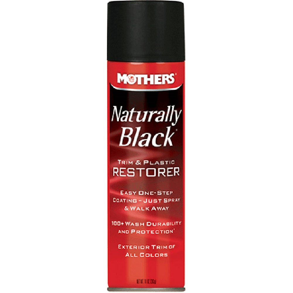 Mothers Naturally Black Trim & Plastic Restorer Aerosol 283g - 656110