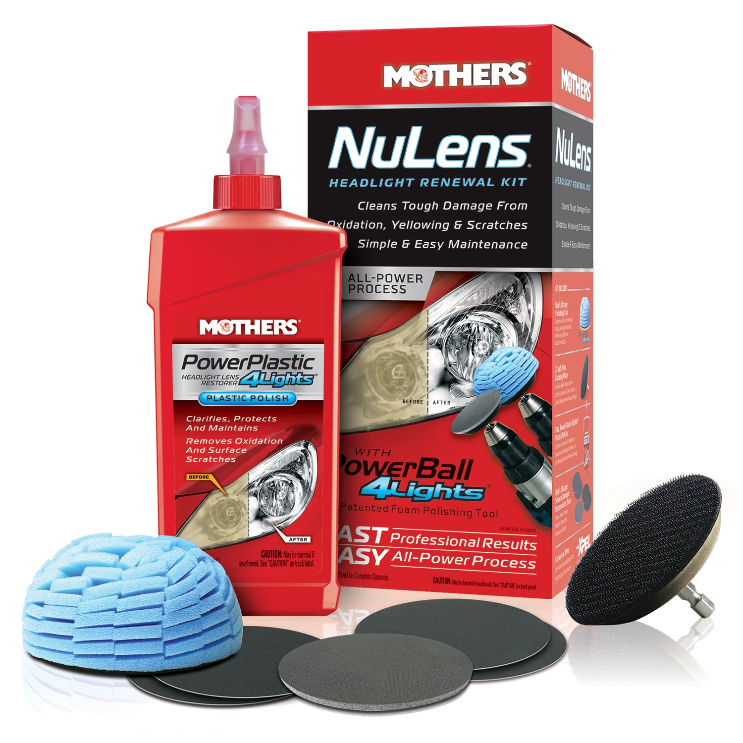 Mothers Nulens Headlight Renewal Kit - 687251