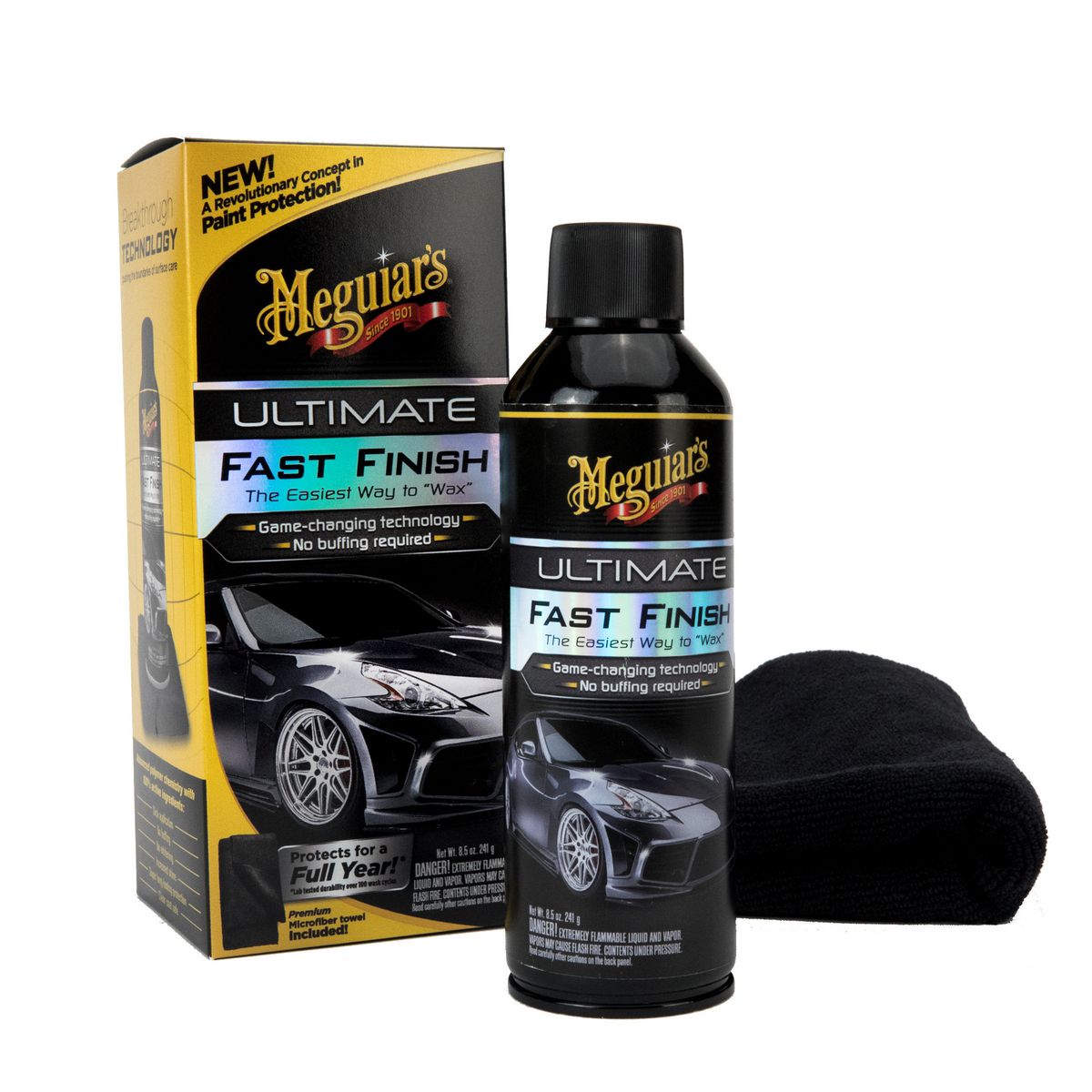 Meguiar's Ultimate Fast Finish Aerosol Wax 241g - G18309