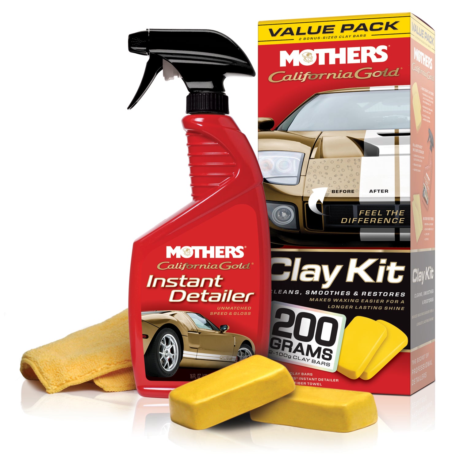 Mothers California Gold Clay Bar Kit - 657240