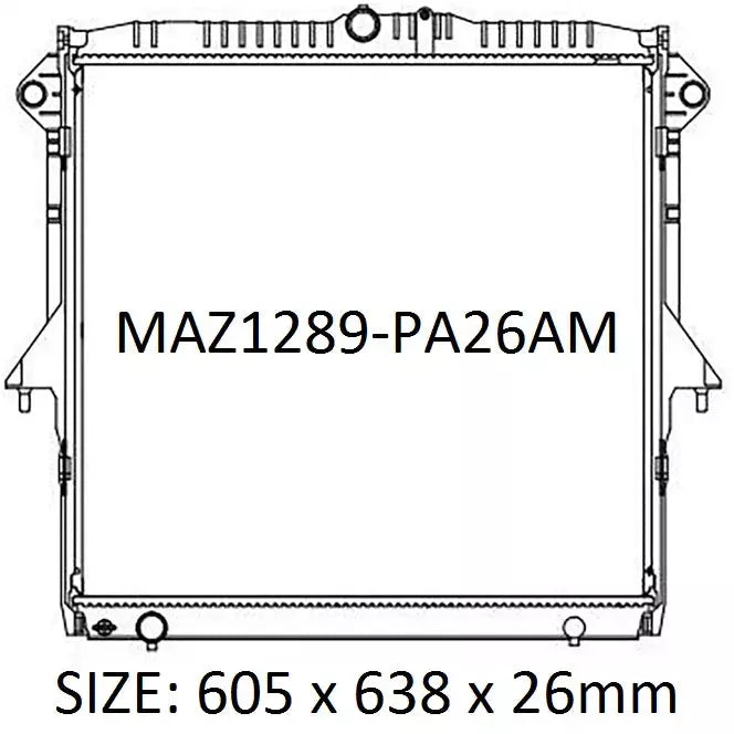 Radiator To Suit Ford Ranger 3.2L & 2.2L FENIX MAZ1289