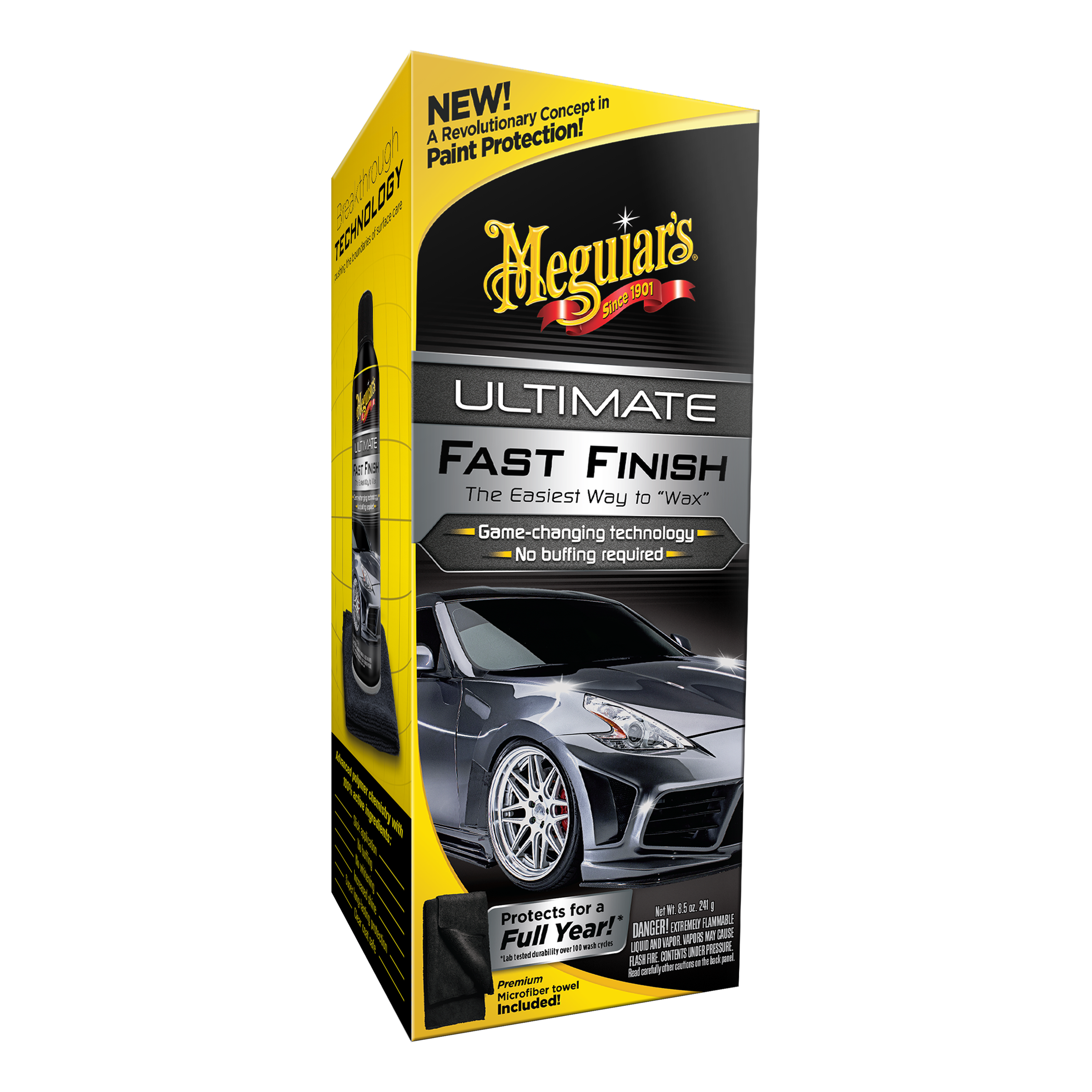Meguiar's Ultimate Fast Finish Aerosol Wax 241g - G18309