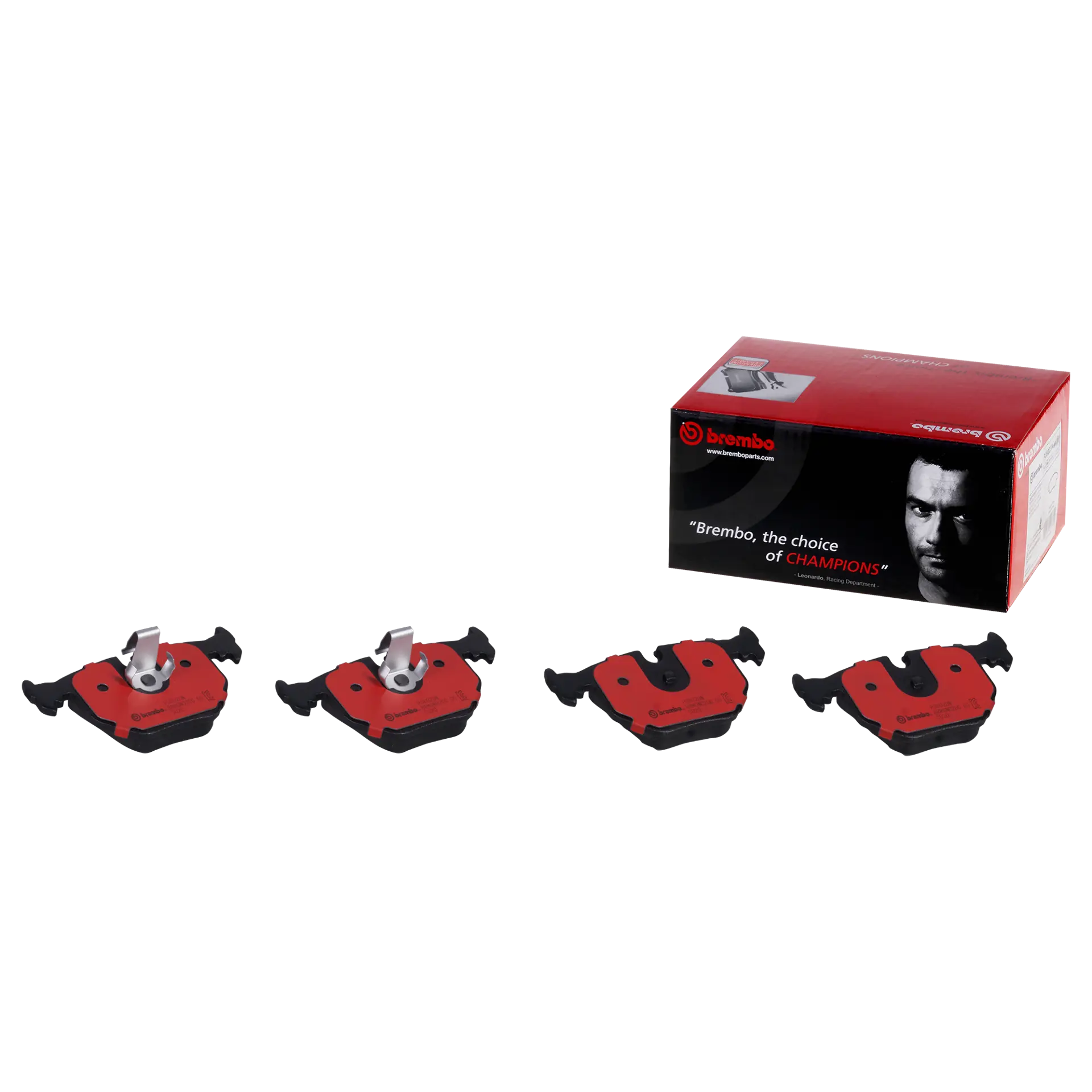 Brembo P06020N rear pads included in BMW M3 E46 rear brake kit