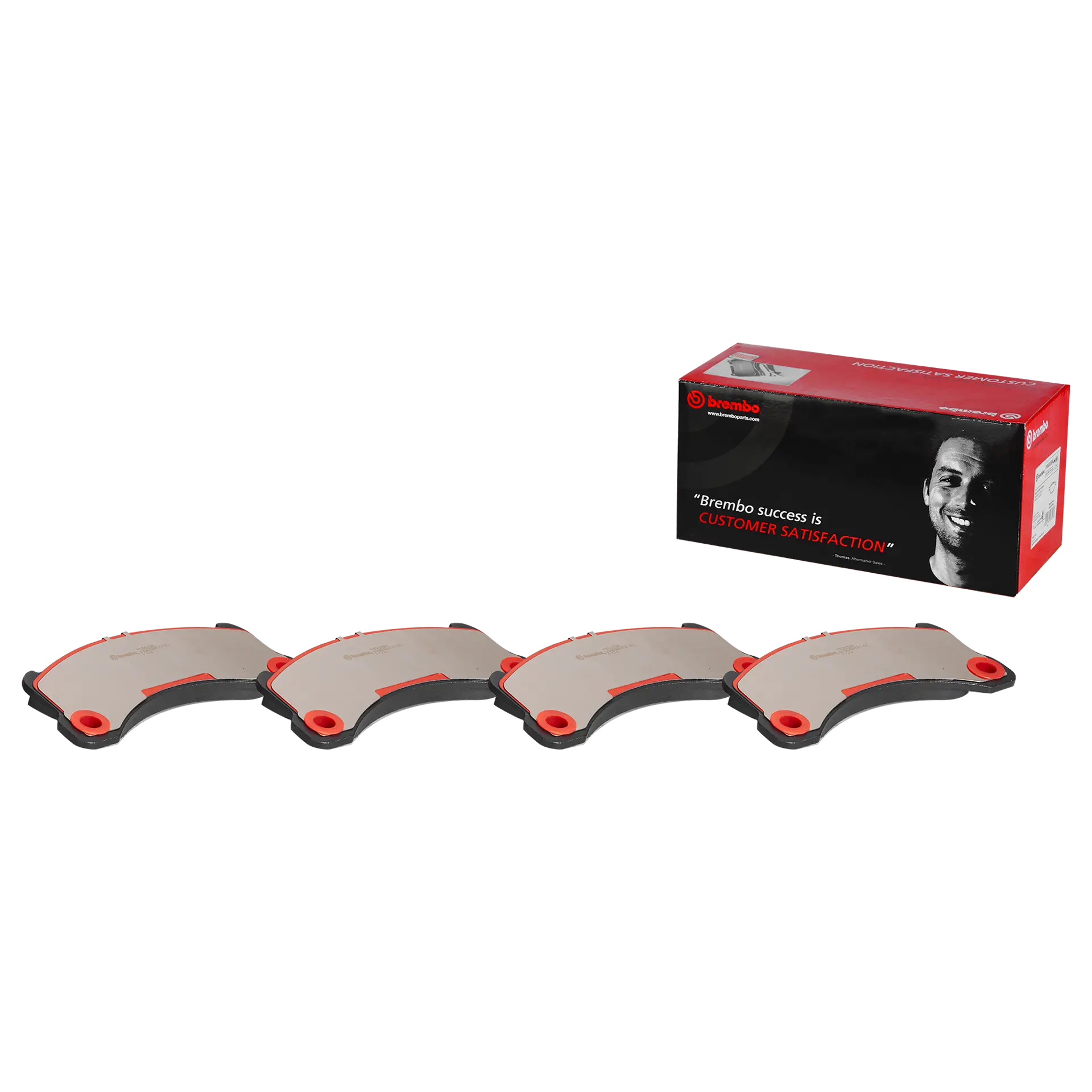 Brembo P65033N ceramic front pads included in Porsche Macan S brake kit