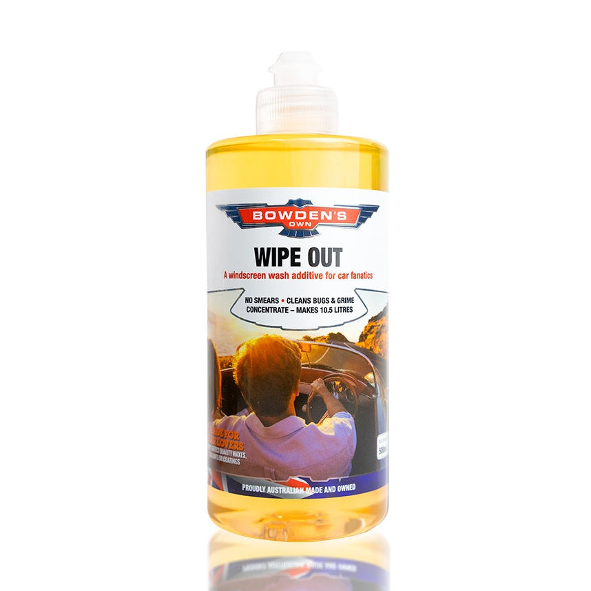 Bowden's Own Wipeout Windscreen Additive 500ml