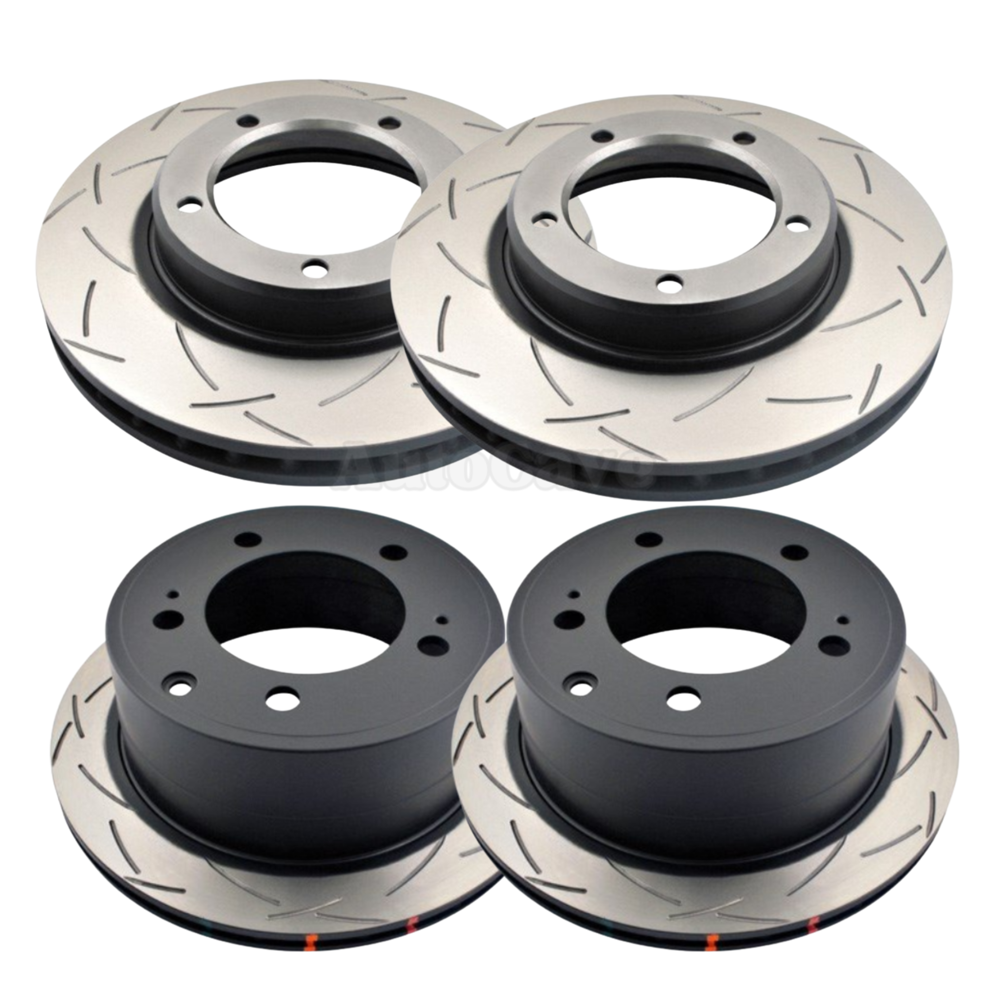 Toyota Landcruiser 79 Series DBA T3 Front & Rear Slotted rotor package