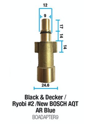 Bowden's Own Adapter - Black & Decker / Ryobi