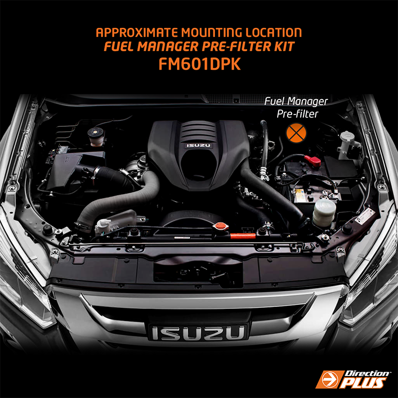 Direction-Plus Fuel Manager Pre-Filter Kit D-Max / MU-X FM601DPK