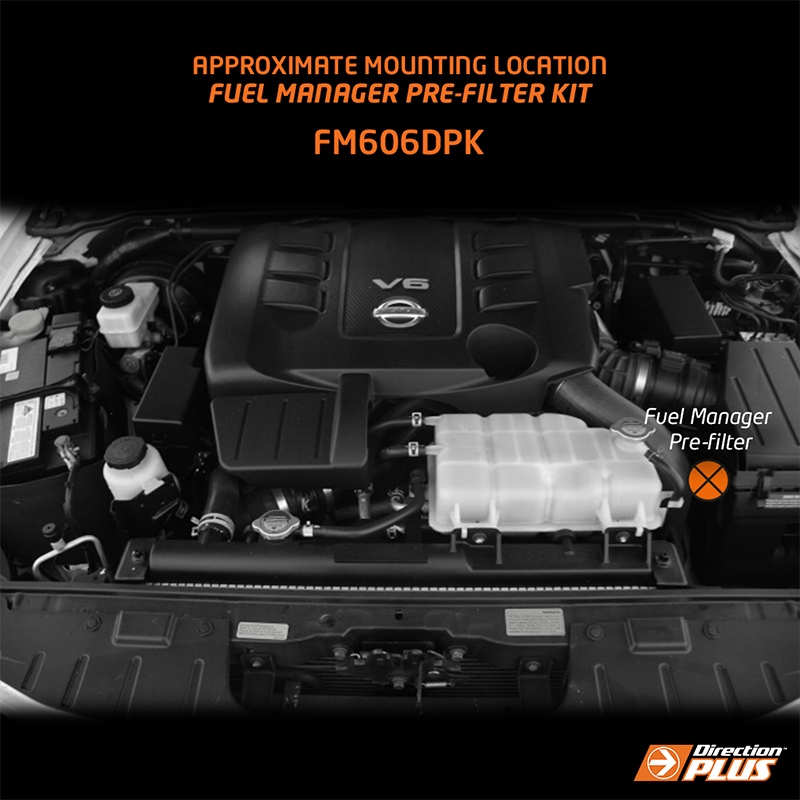 Direction-Plus Fuel Manager Pre-Filter Kit Navara D40 STX550 FM606DPK