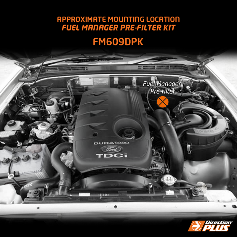 Direction-Plus Fuel Manager Pre-Filter Kit Ranger / BT-50 FM609DPK