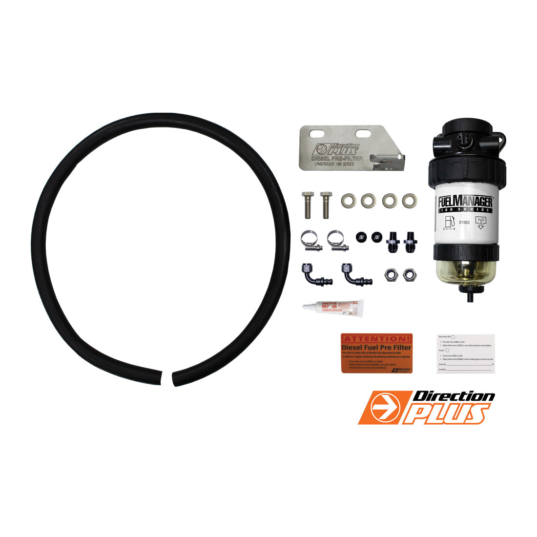 Direction-Plus Fuel Manager Pre-Filter Kit LandCruiser 100 Series FM613DPK